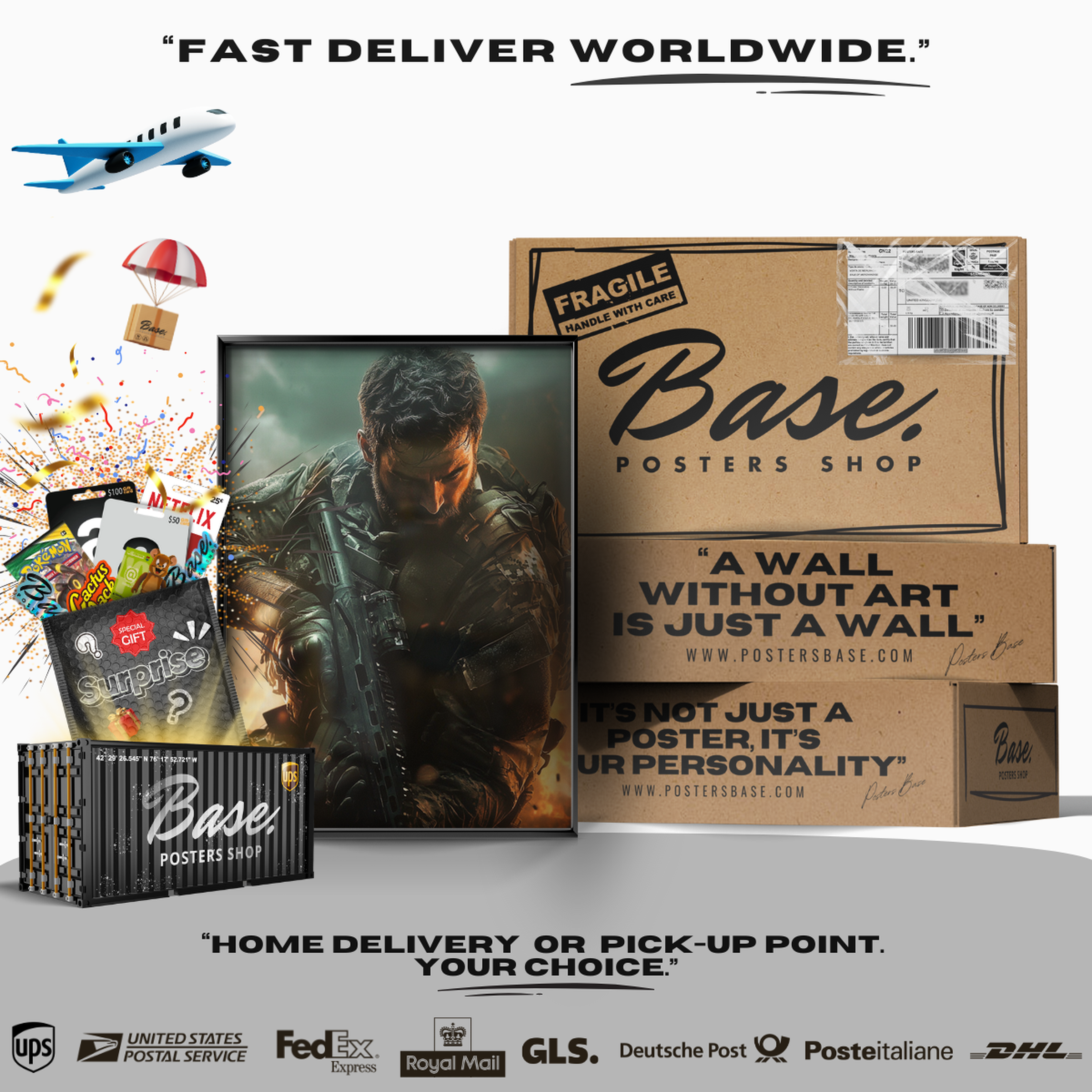 Call Of Duty – Tactical Soldier In Flames