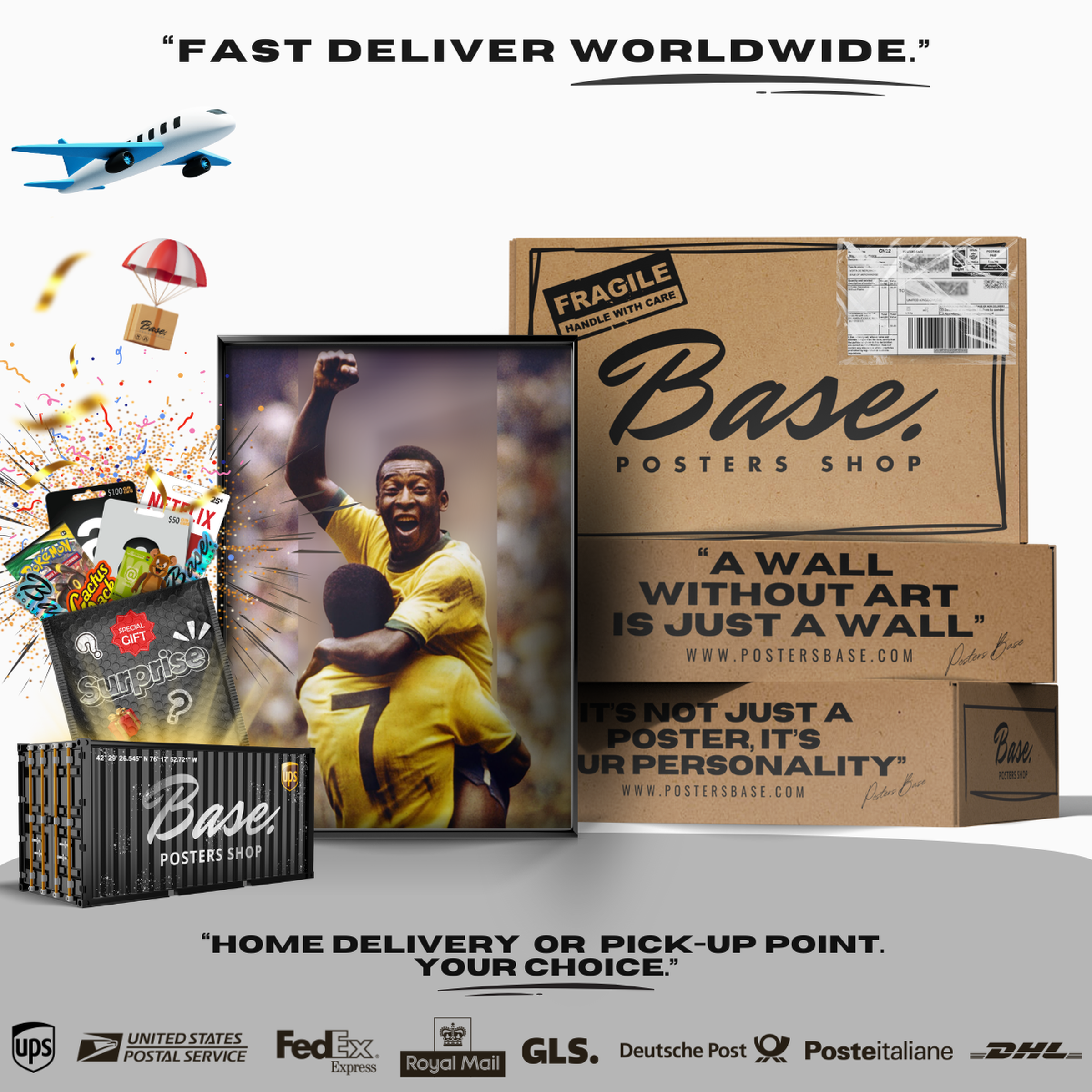 Pele - Brazil Celebration Poster