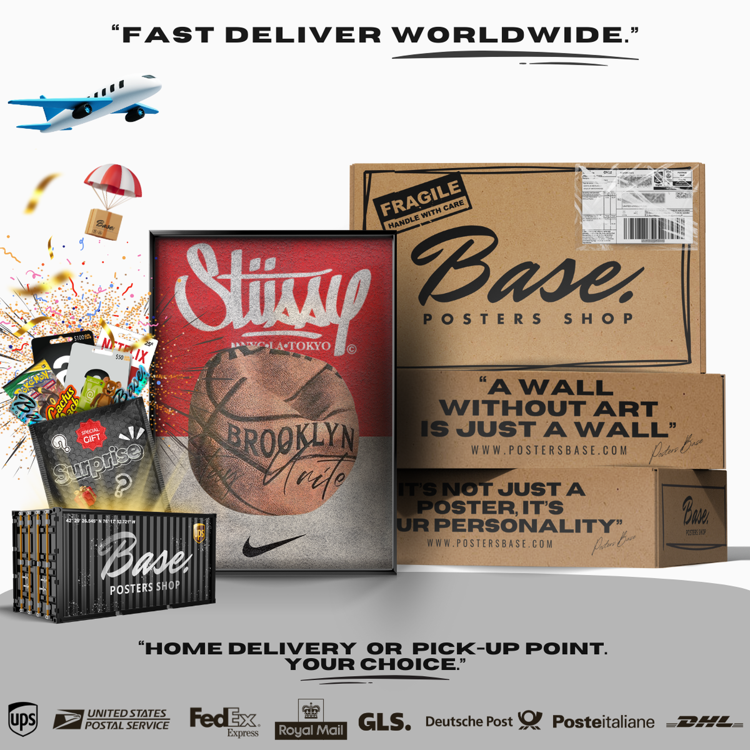 Stüssy X Nike “brooklyn” Basketball