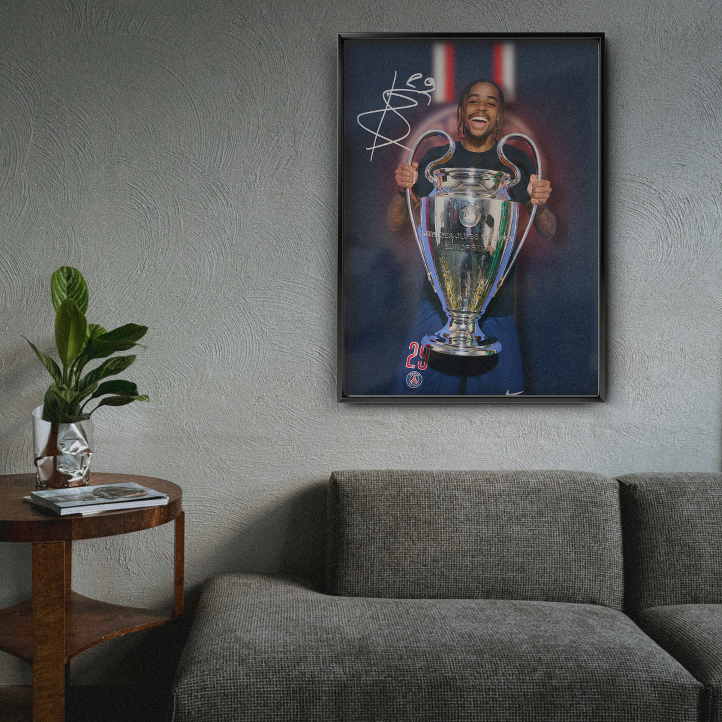 Barcola Champions League Trophy