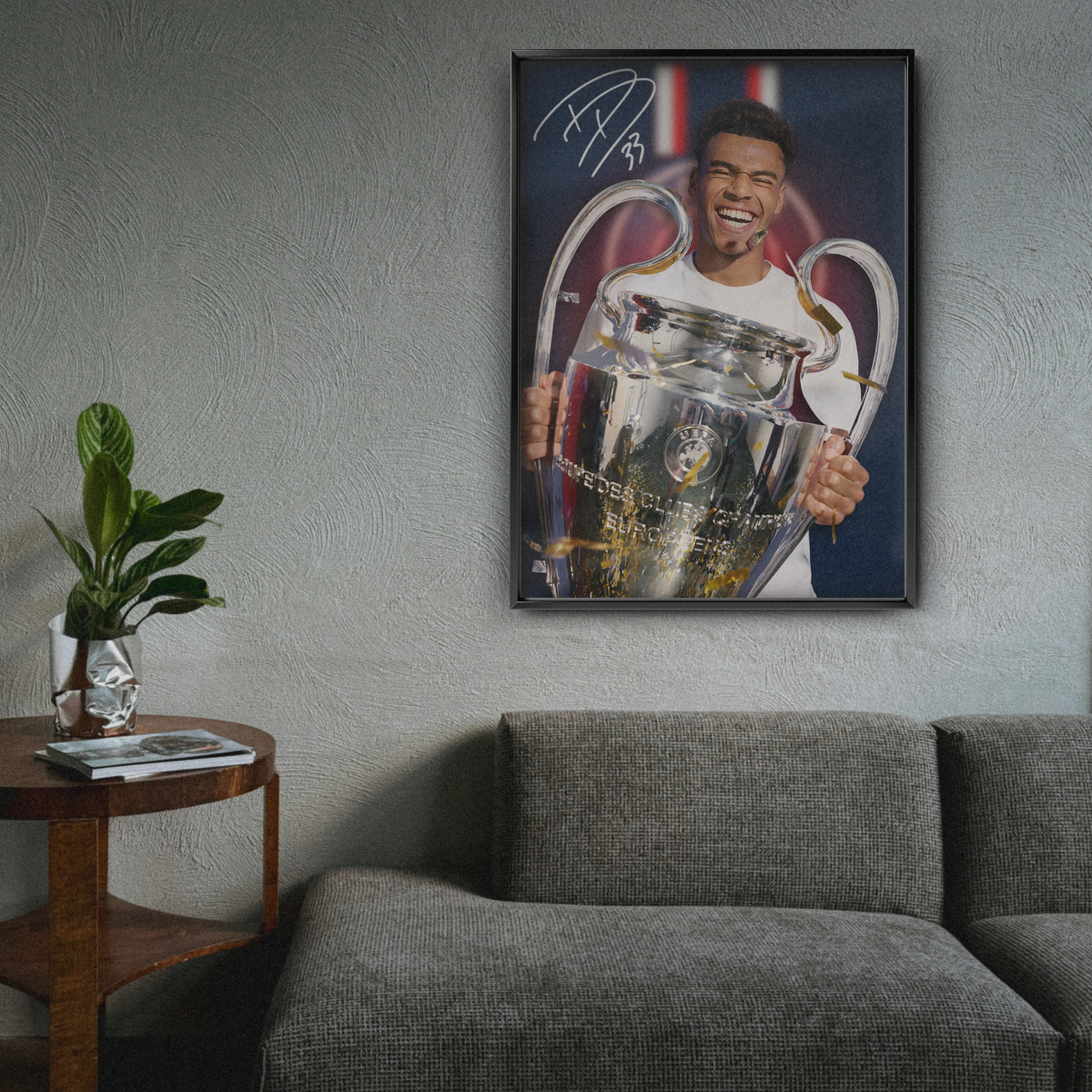 Désiré Doué Champions League Sign