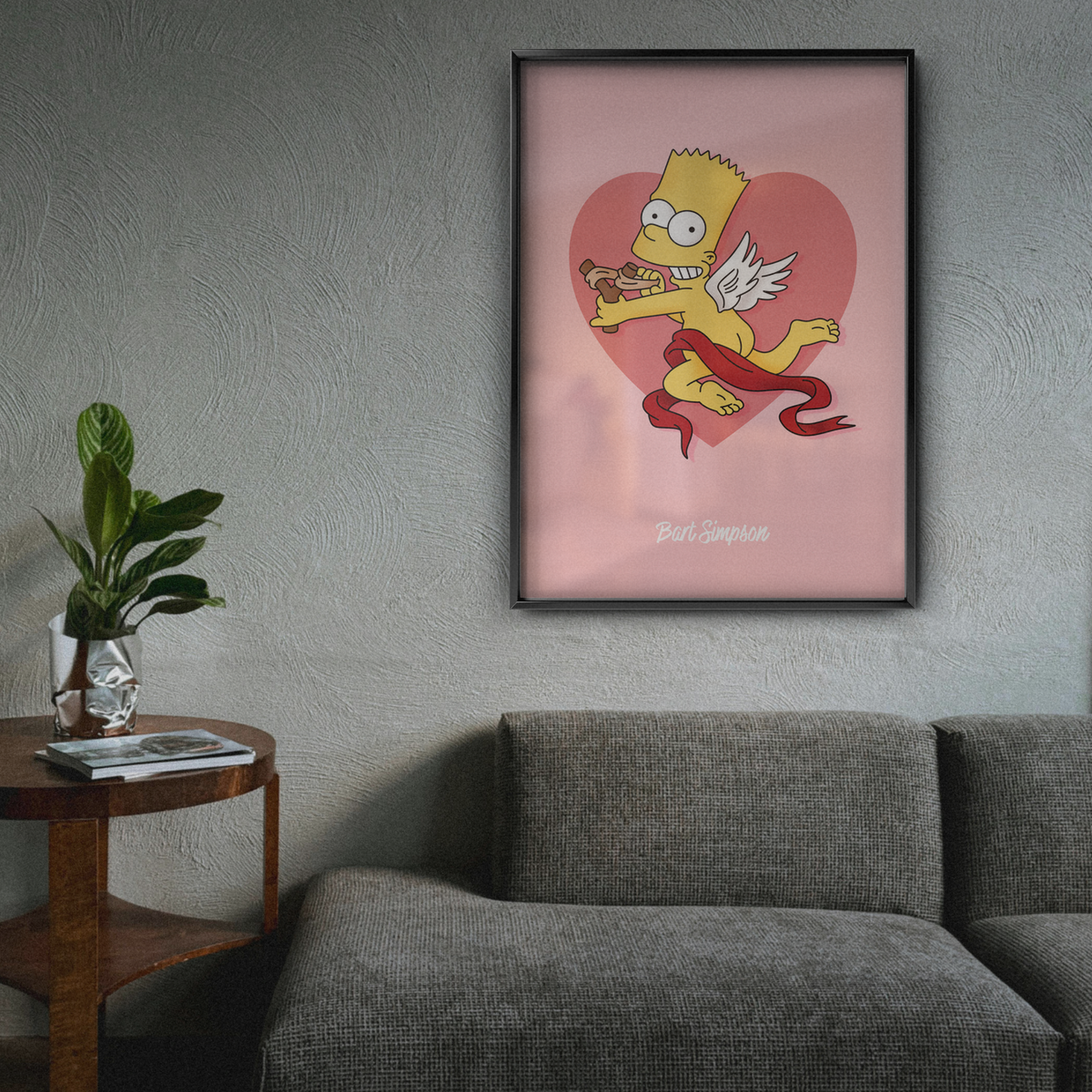 Bart Simpson Cupid