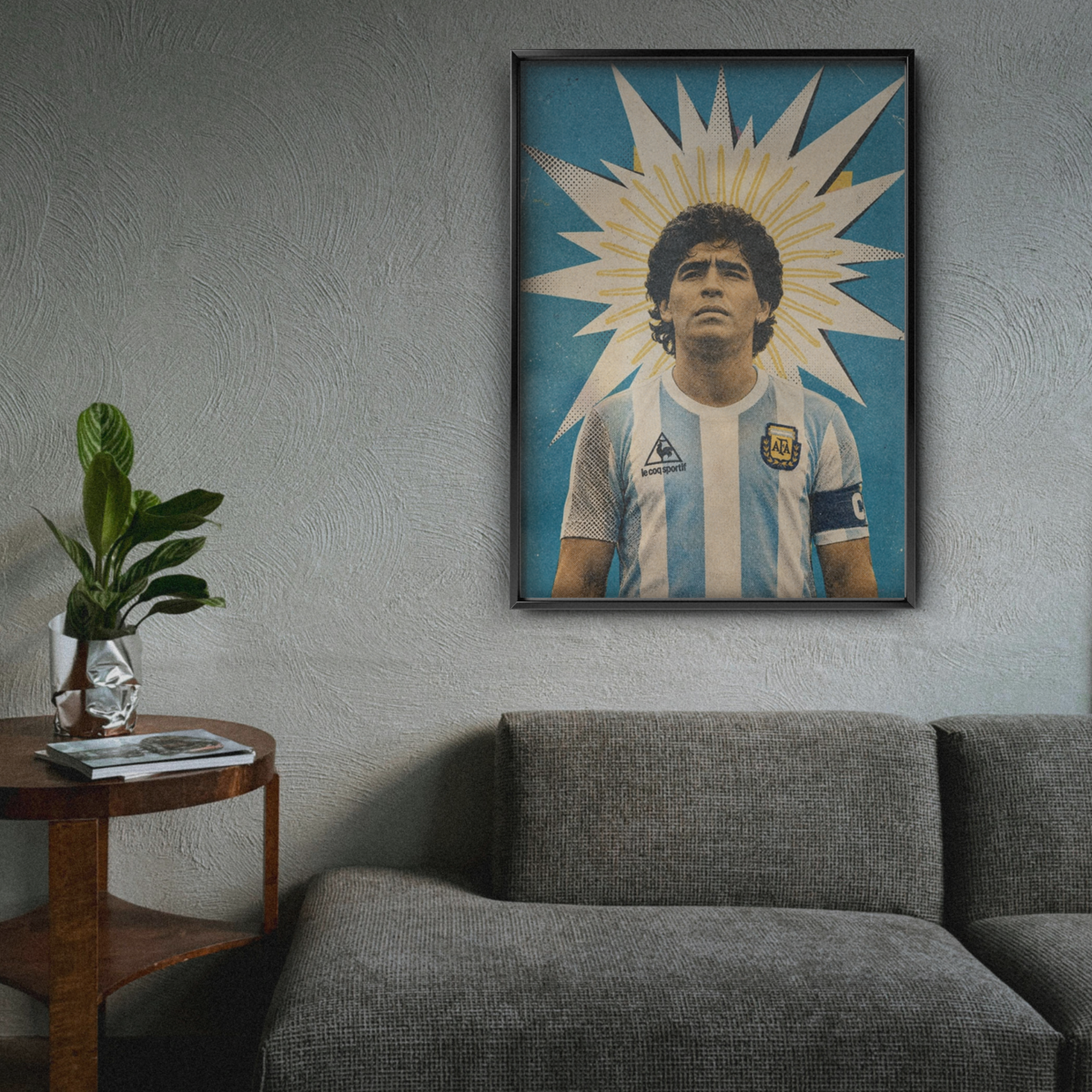 Diego Maradona - Argentina Halo Poster
