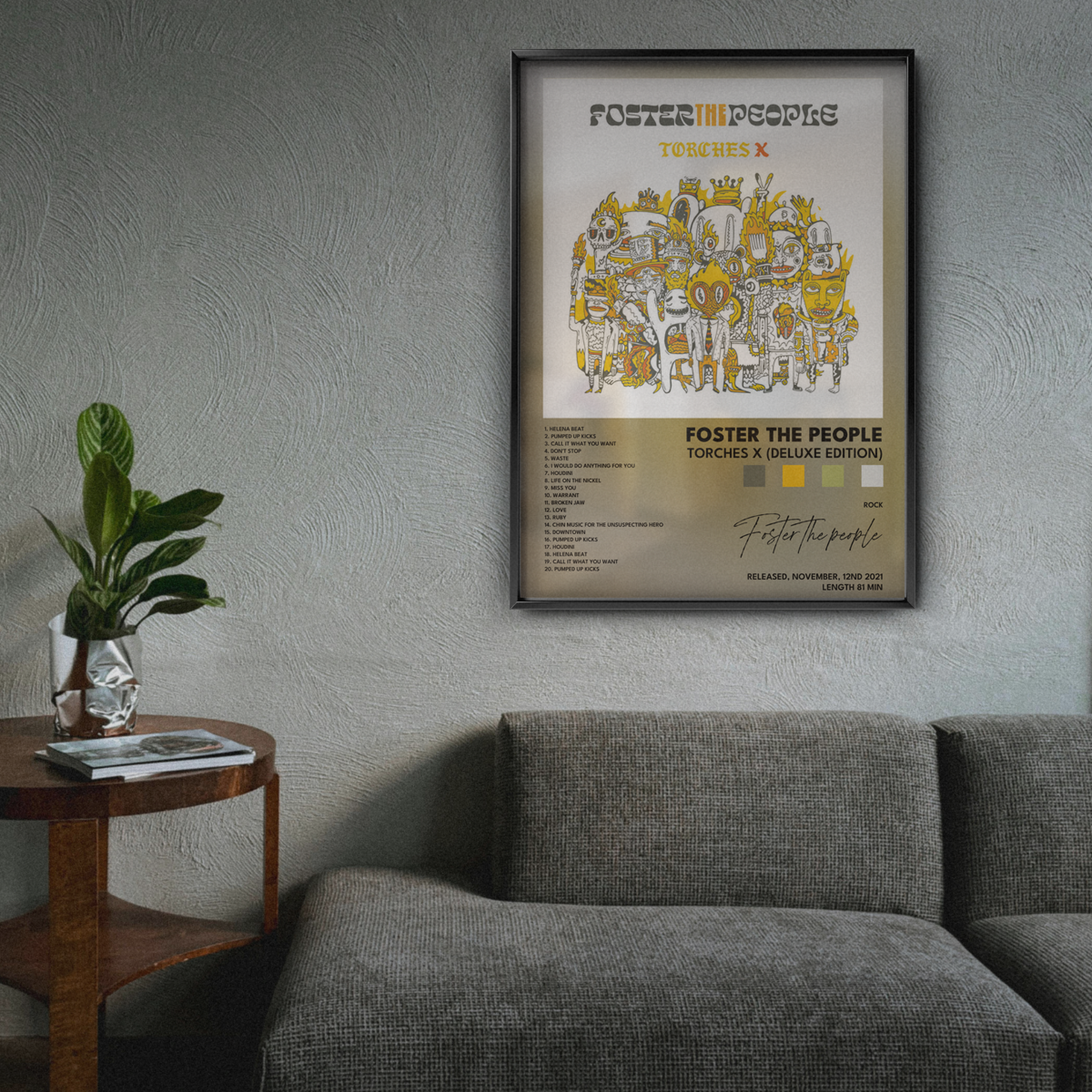 foster the people Torches X Deluxe Edition poster