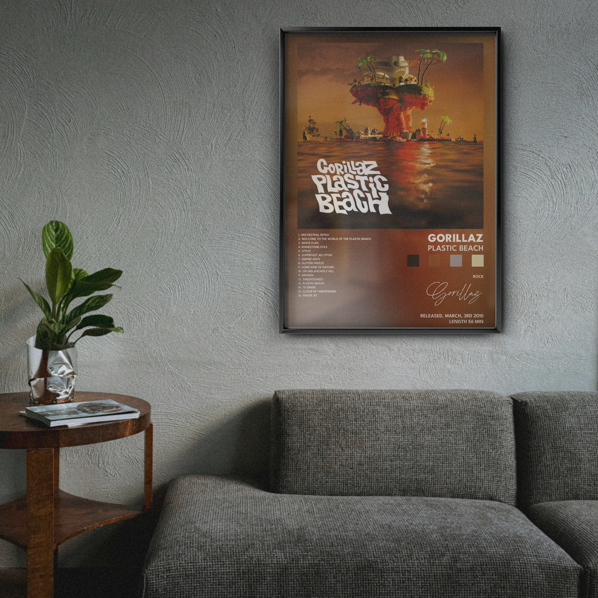 gorillaz Plastic Beach poster