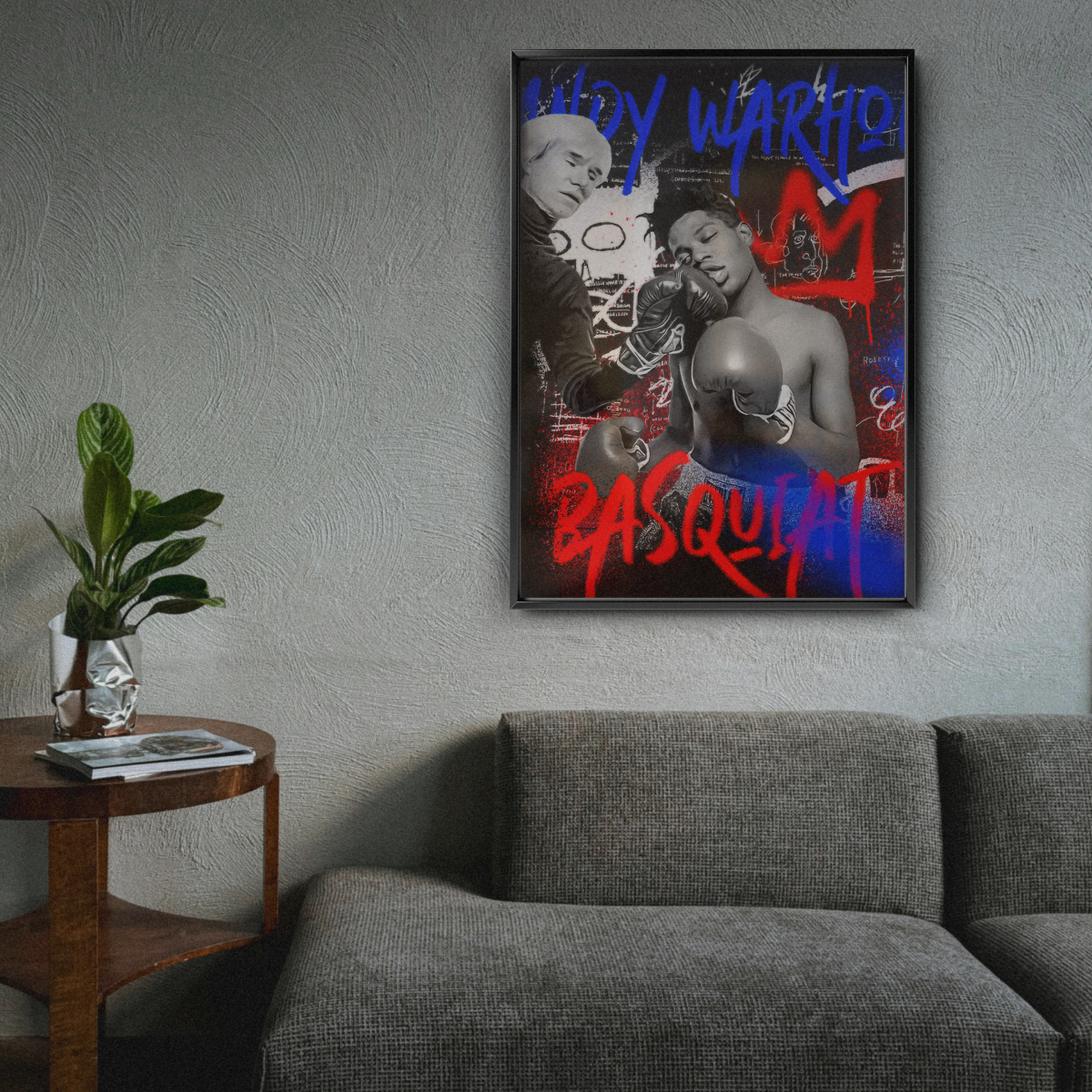 Graffiti Boxing Blue