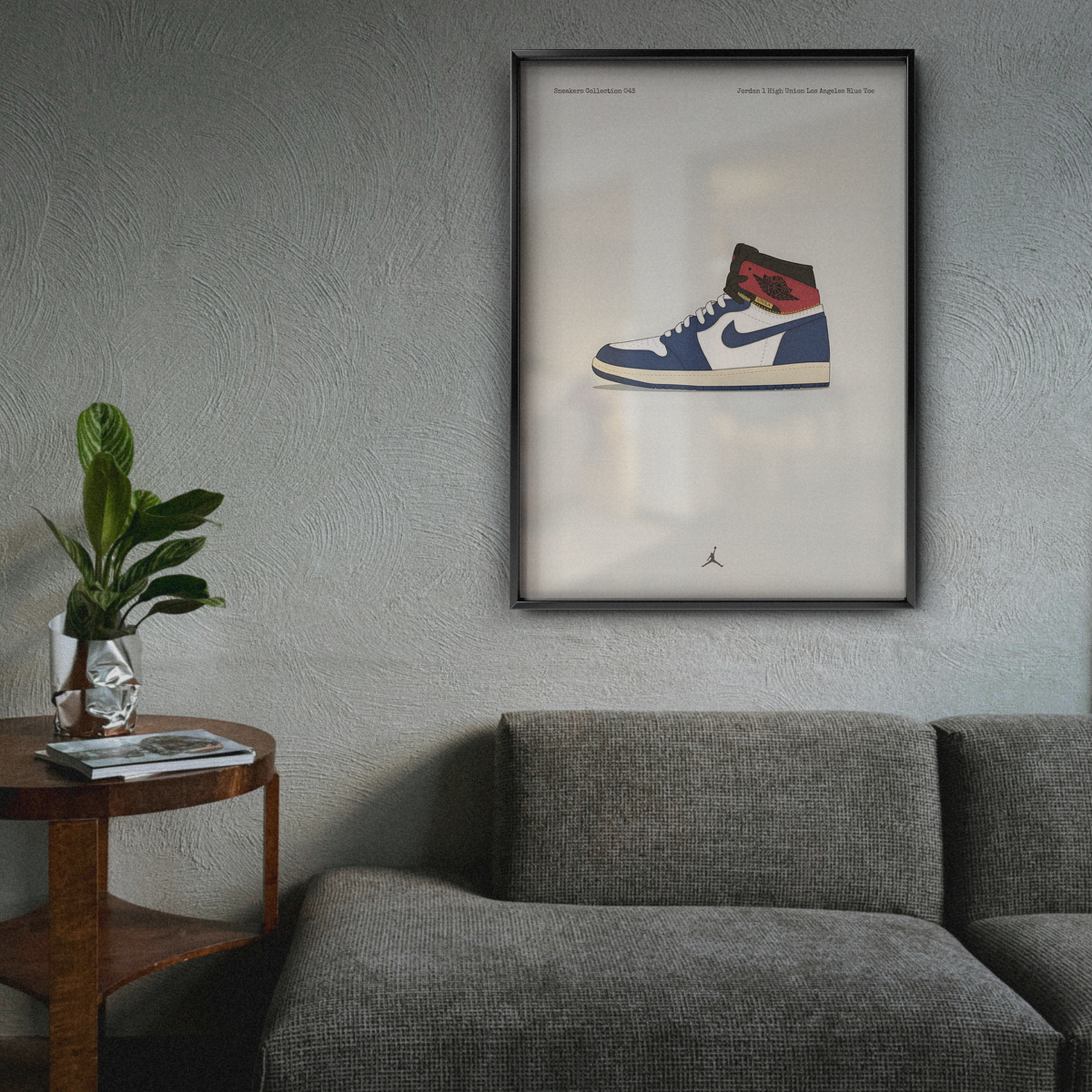 Jordan 1 High Union Los Angeles Blue Toe