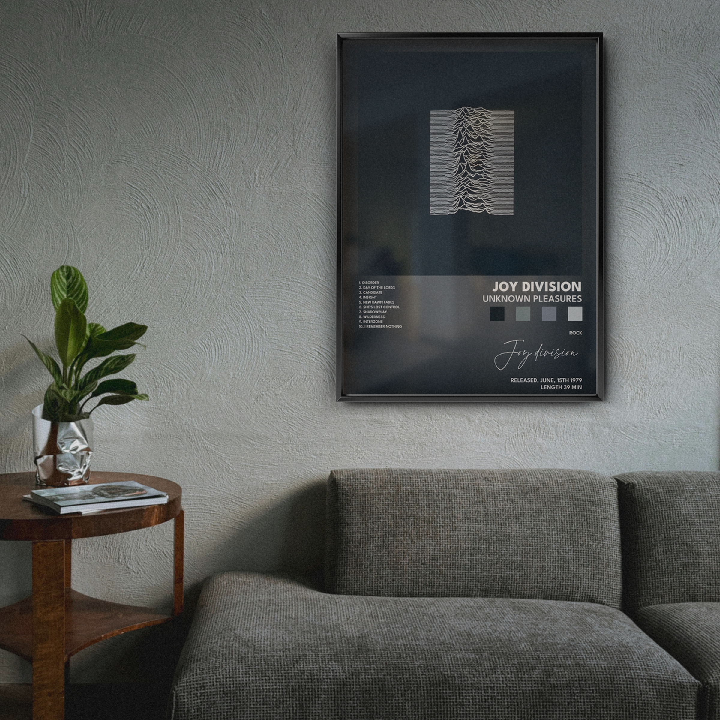 joy division Unknown Pleasures poster