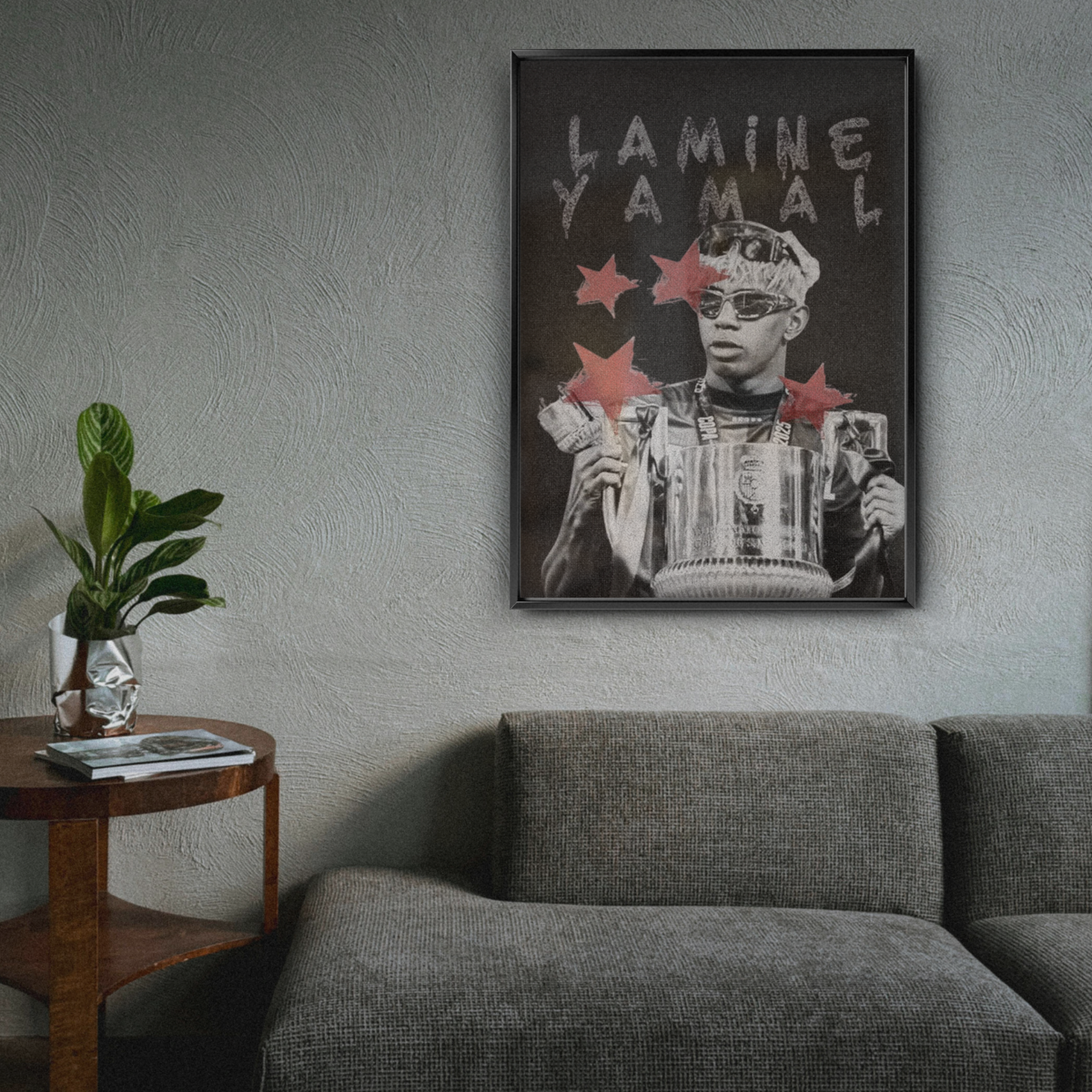 Lamine Yamal - Barcelona Trophy Poster