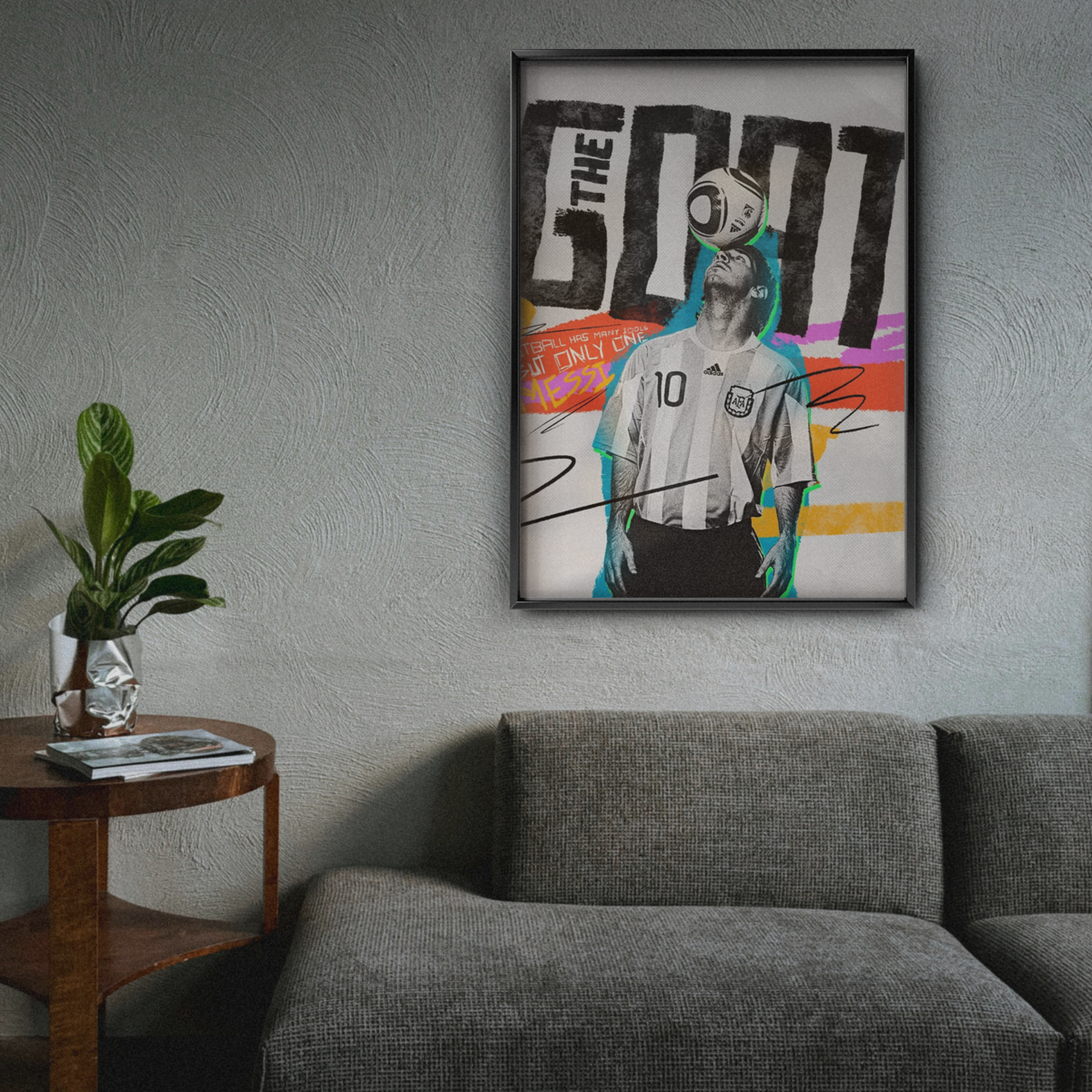 Lionel Messi - The Goat Poster