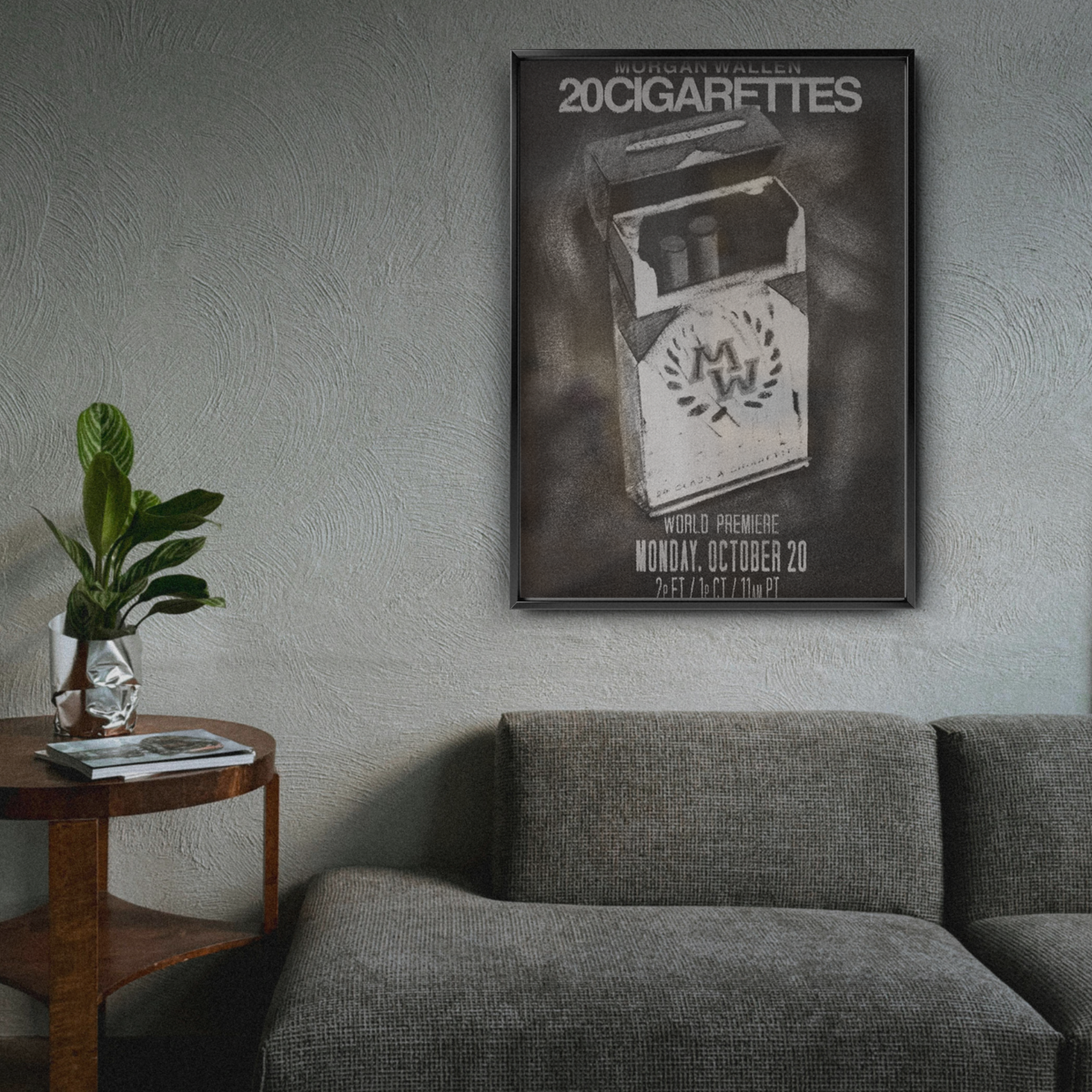 Morgan Wallen 20 Cigarettes Poster