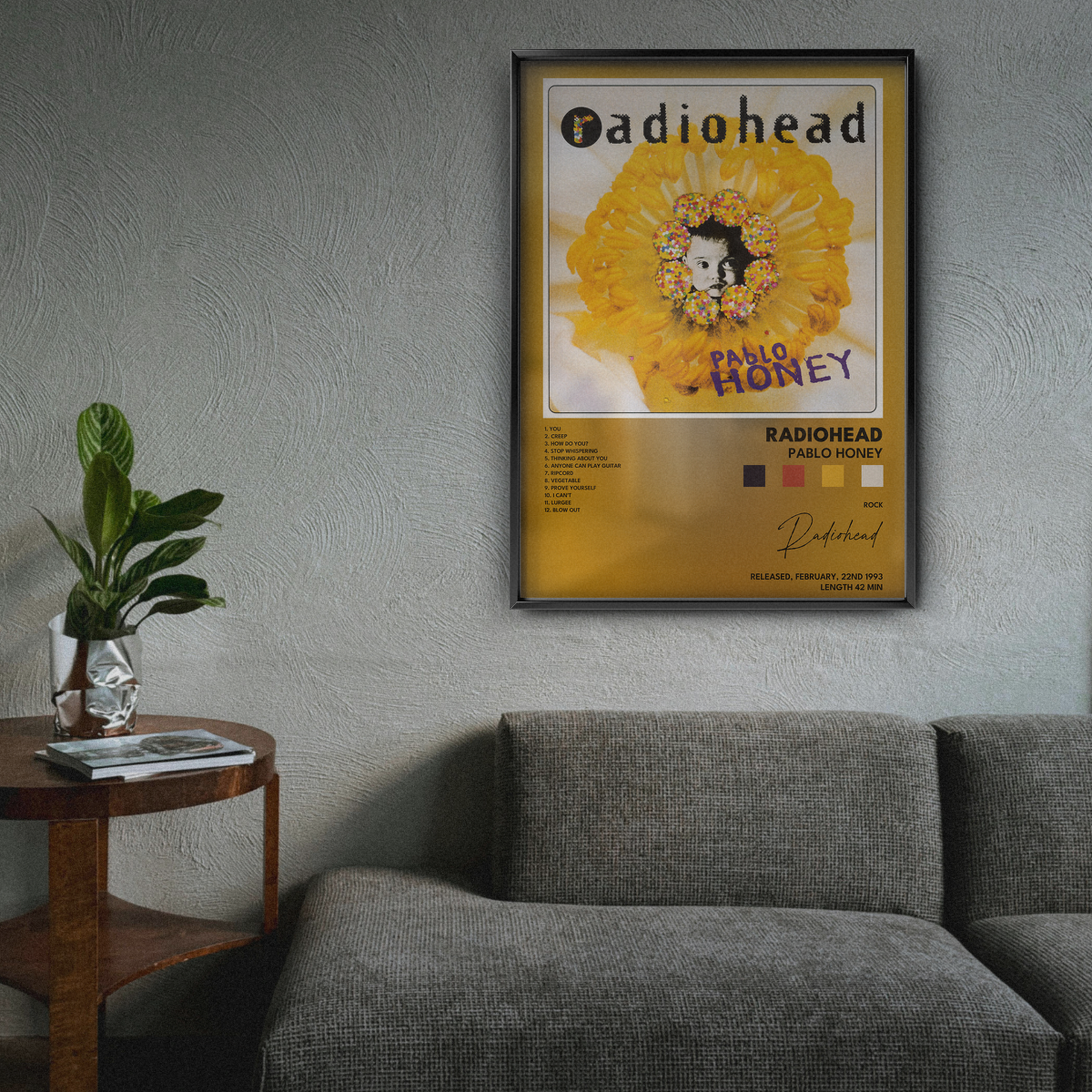 radiohead Pablo Honey poster