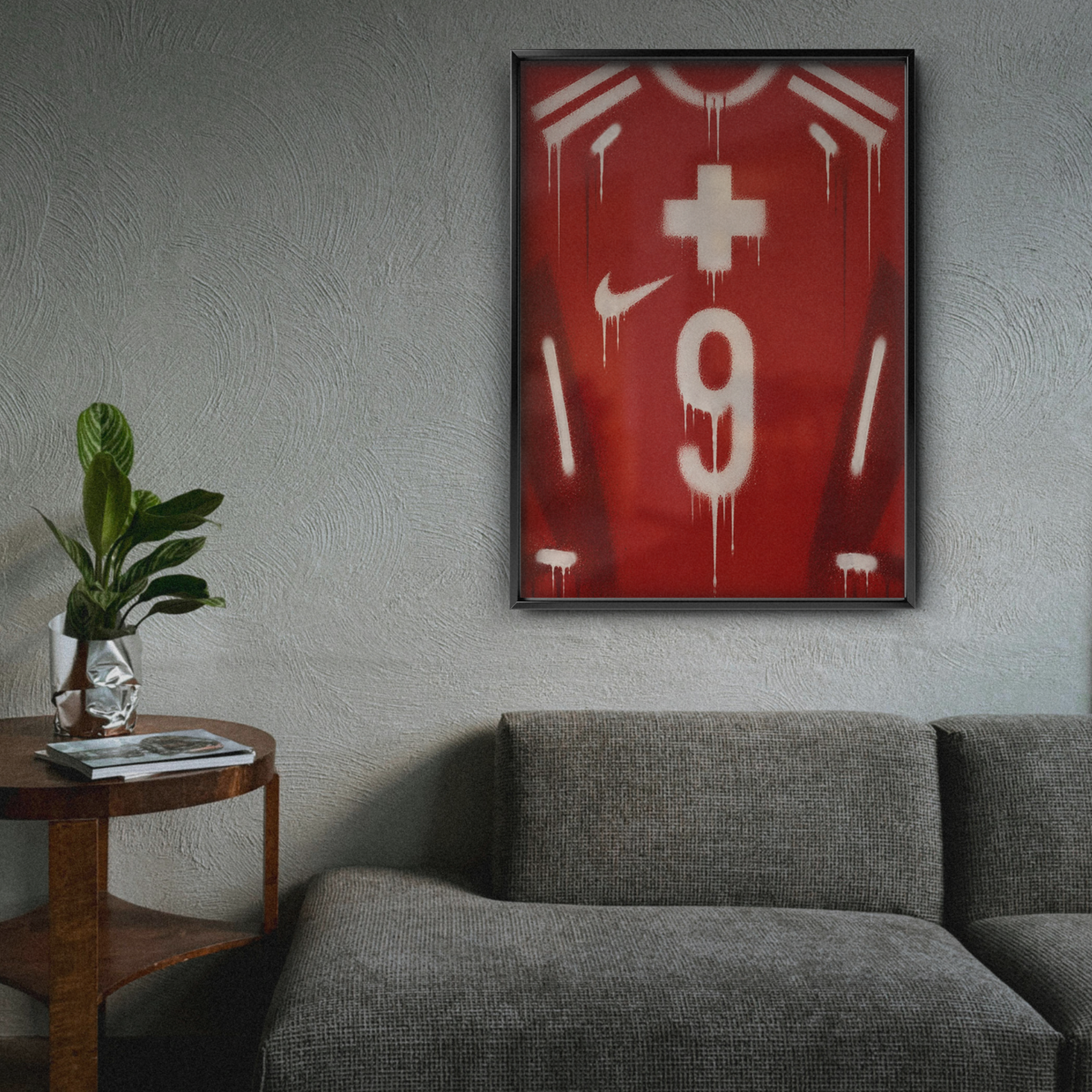 Switzerland National Team - Jersey Art Poster