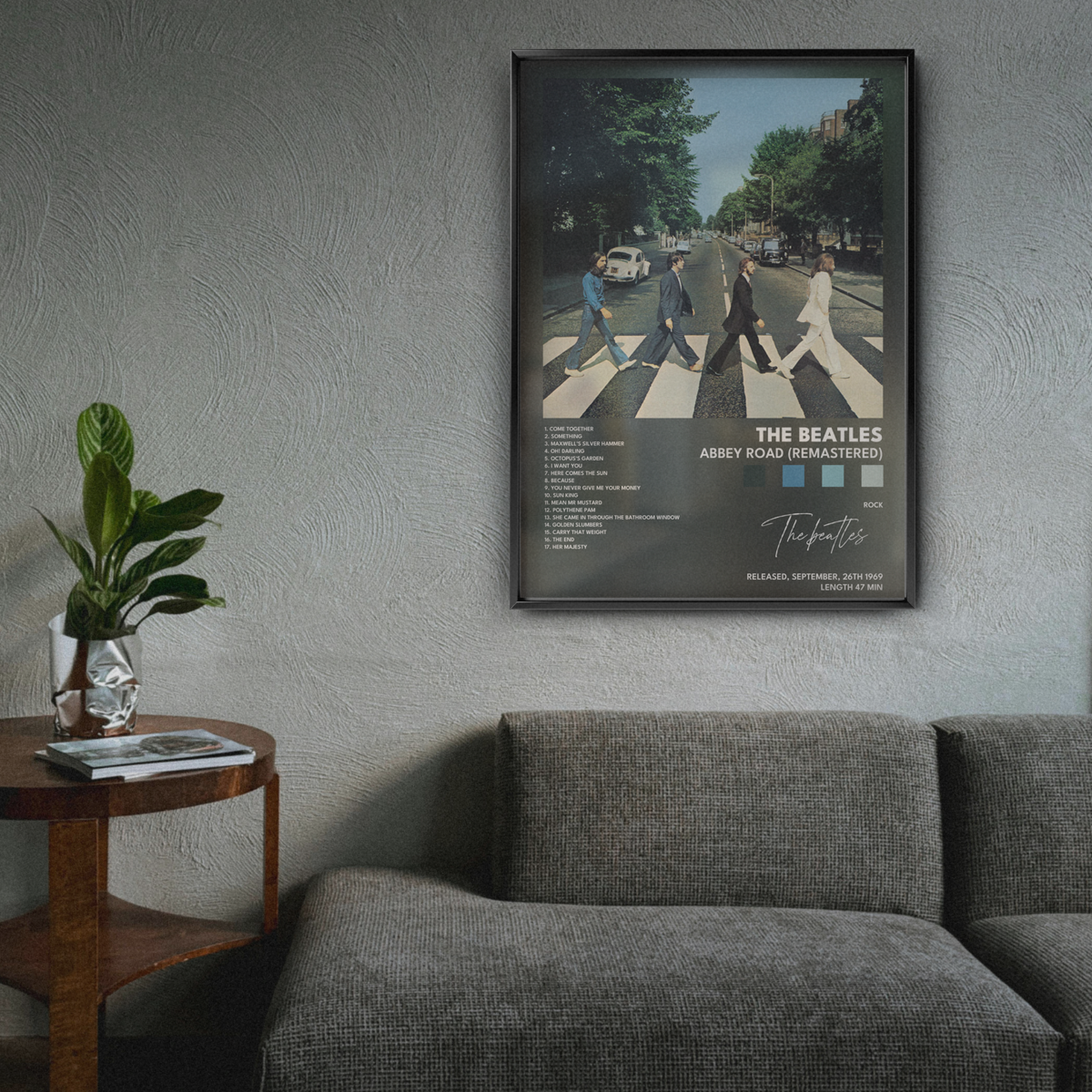 the beatles Abbey Road Remastered poster
