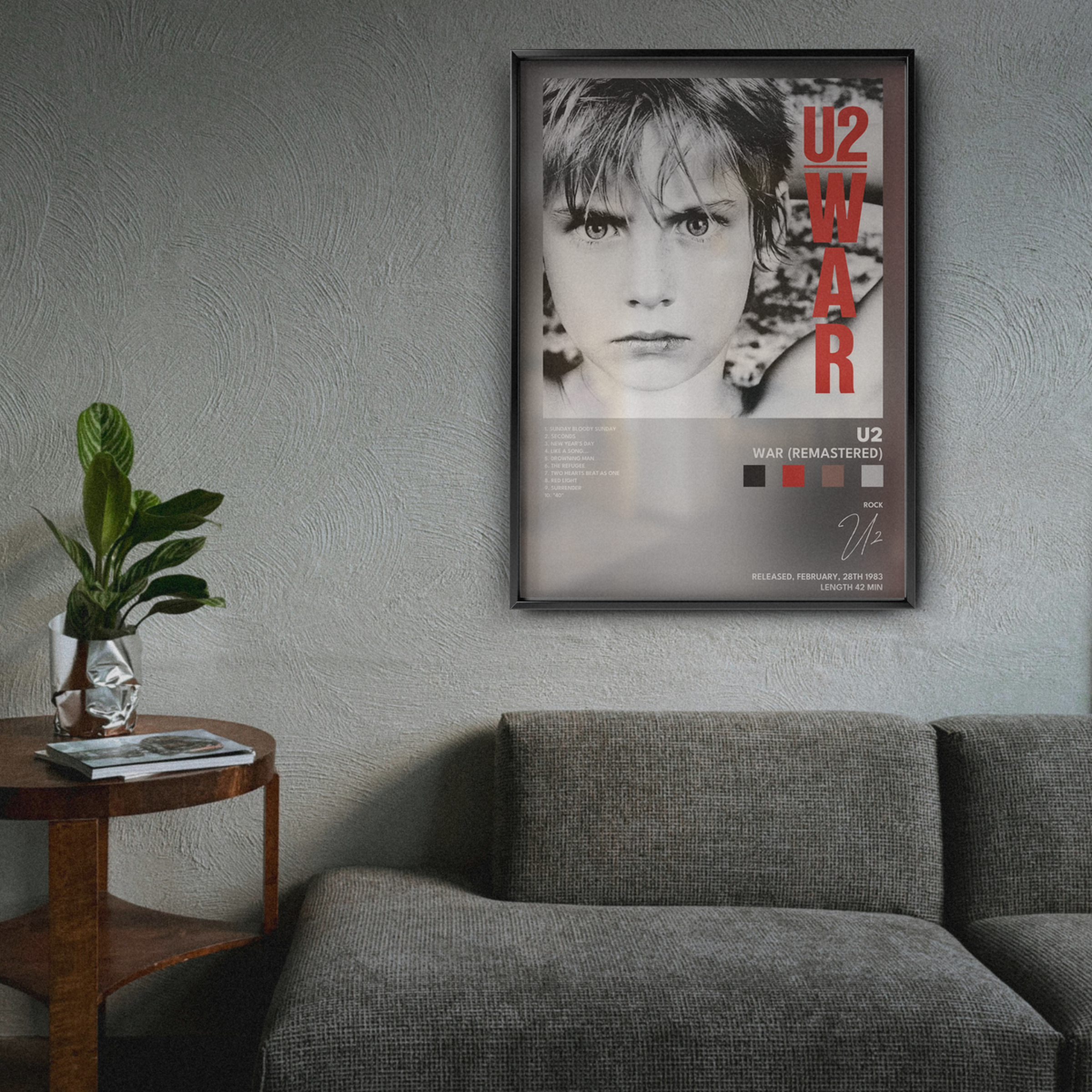 u2 War Remastered poster