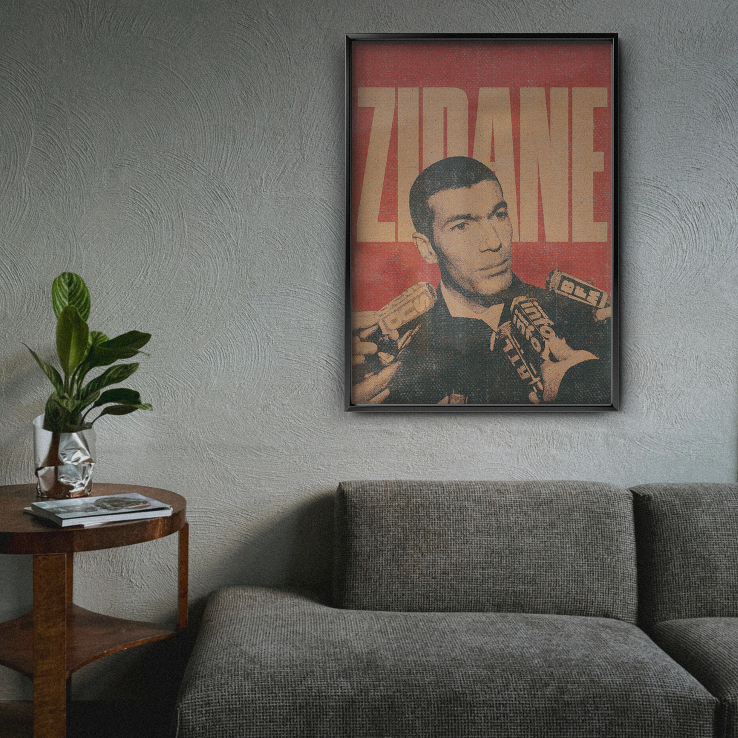 Zinedine Zidane - Press Conference Poster