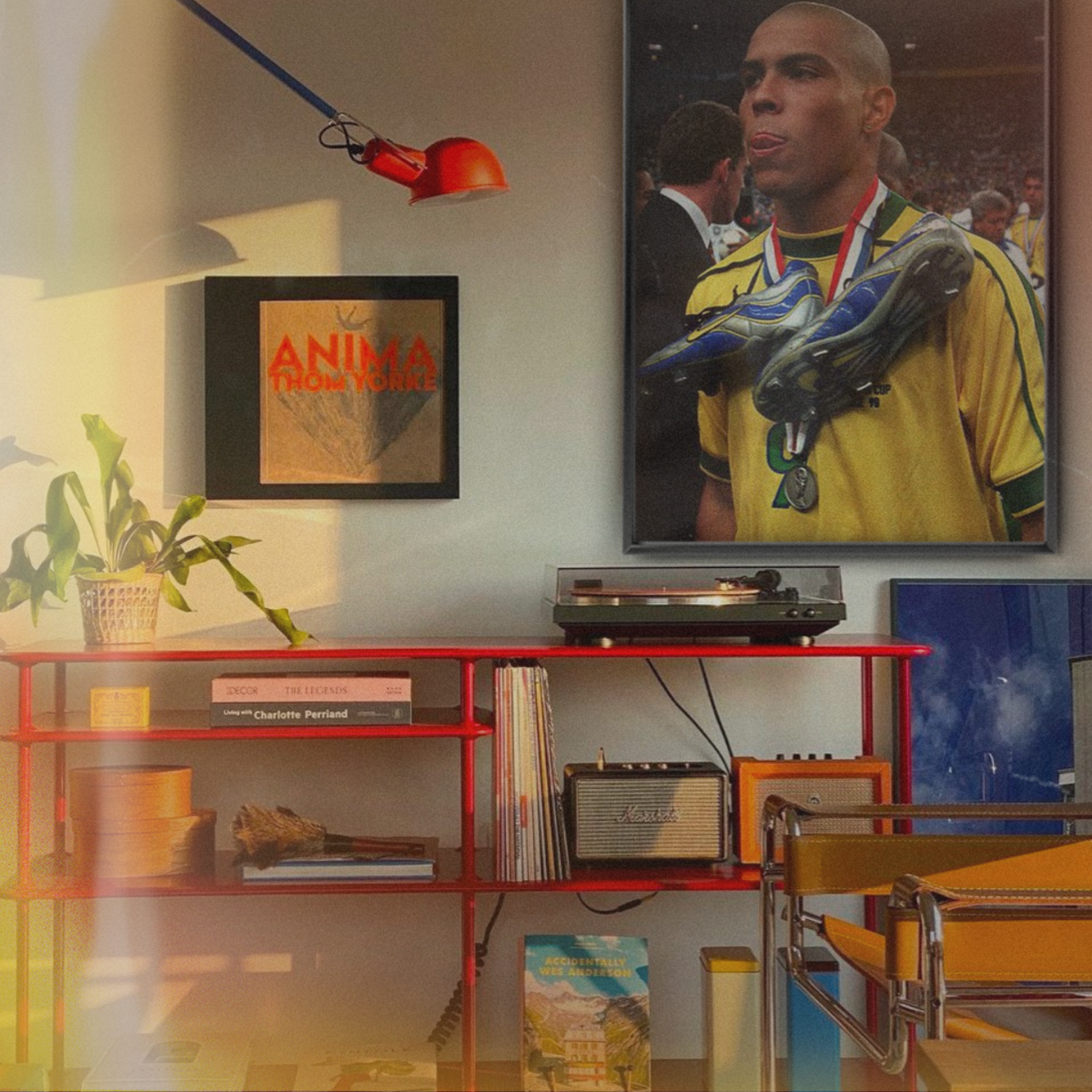 Ronaldo Nazario - Brazil 1998 Poster
