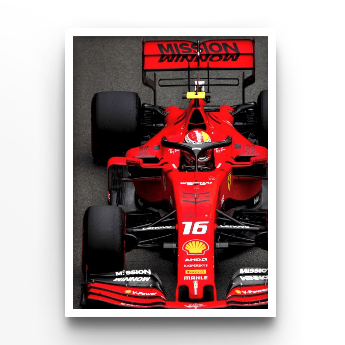 Charles Leclerc 2 - A4, A3, A2 Posters Base - Poster Print Shop / Art Prints / PostersBase