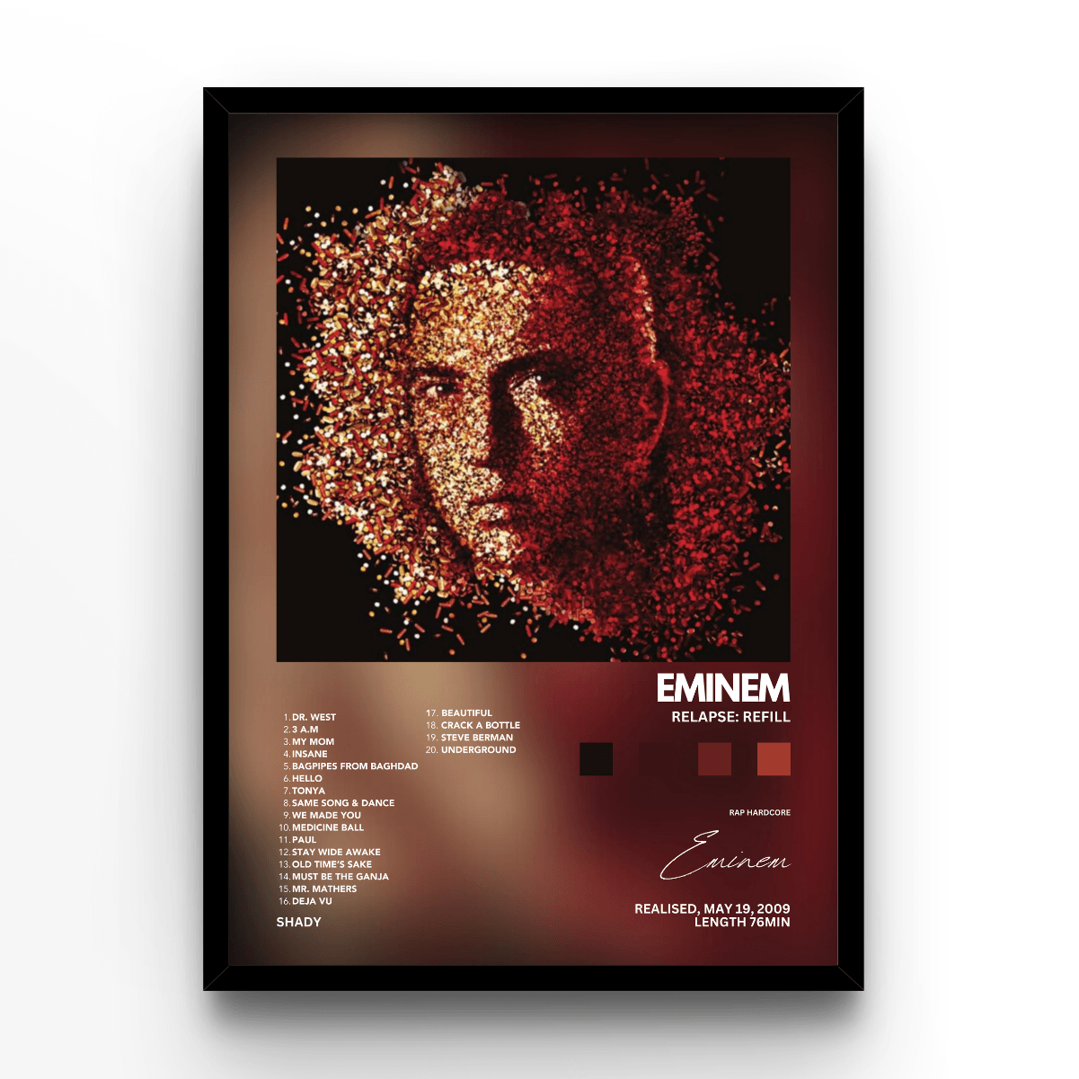 Eminem Relapse:Refill - A4, A3, A2 Posters Base - Poster Print Shop / Art Prints / PostersBase
