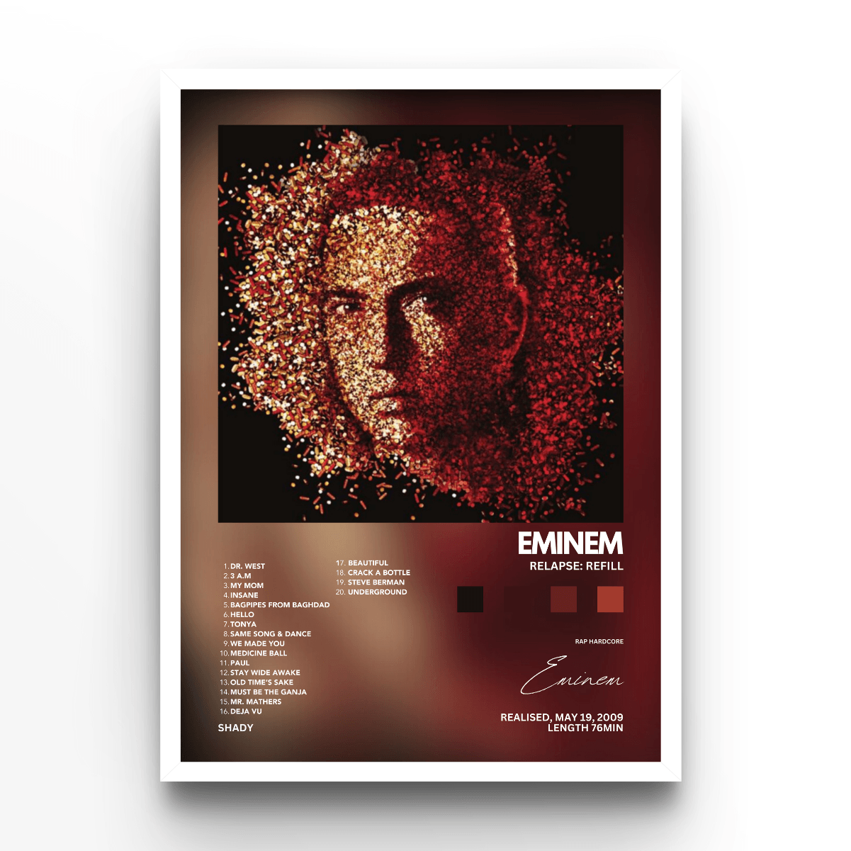 Eminem Relapse:Refill - A4, A3, A2 Posters Base - Poster Print Shop / Art Prints / PostersBase