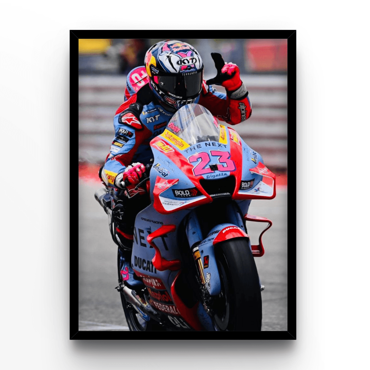Enea Bastianini 2 - A4, A3, A2 Posters Base - Poster Print Shop / Art Prints / PostersBase