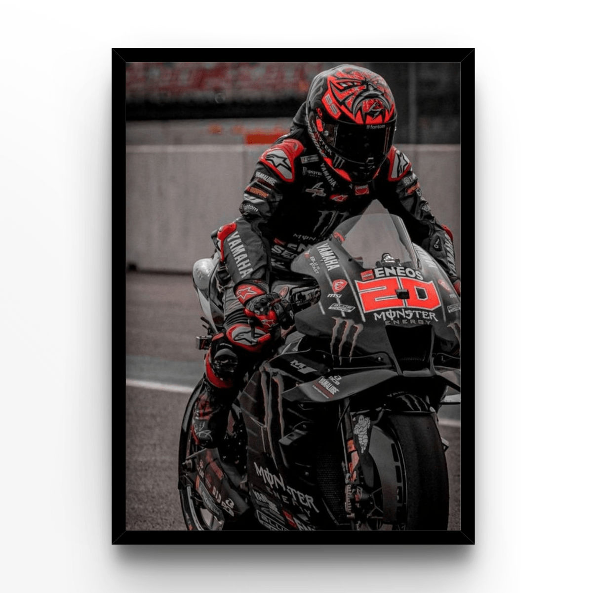 Fabio Quartararo 1 - A4, A3, A2 Posters Base - Poster Print Shop / Art Prints / PostersBase