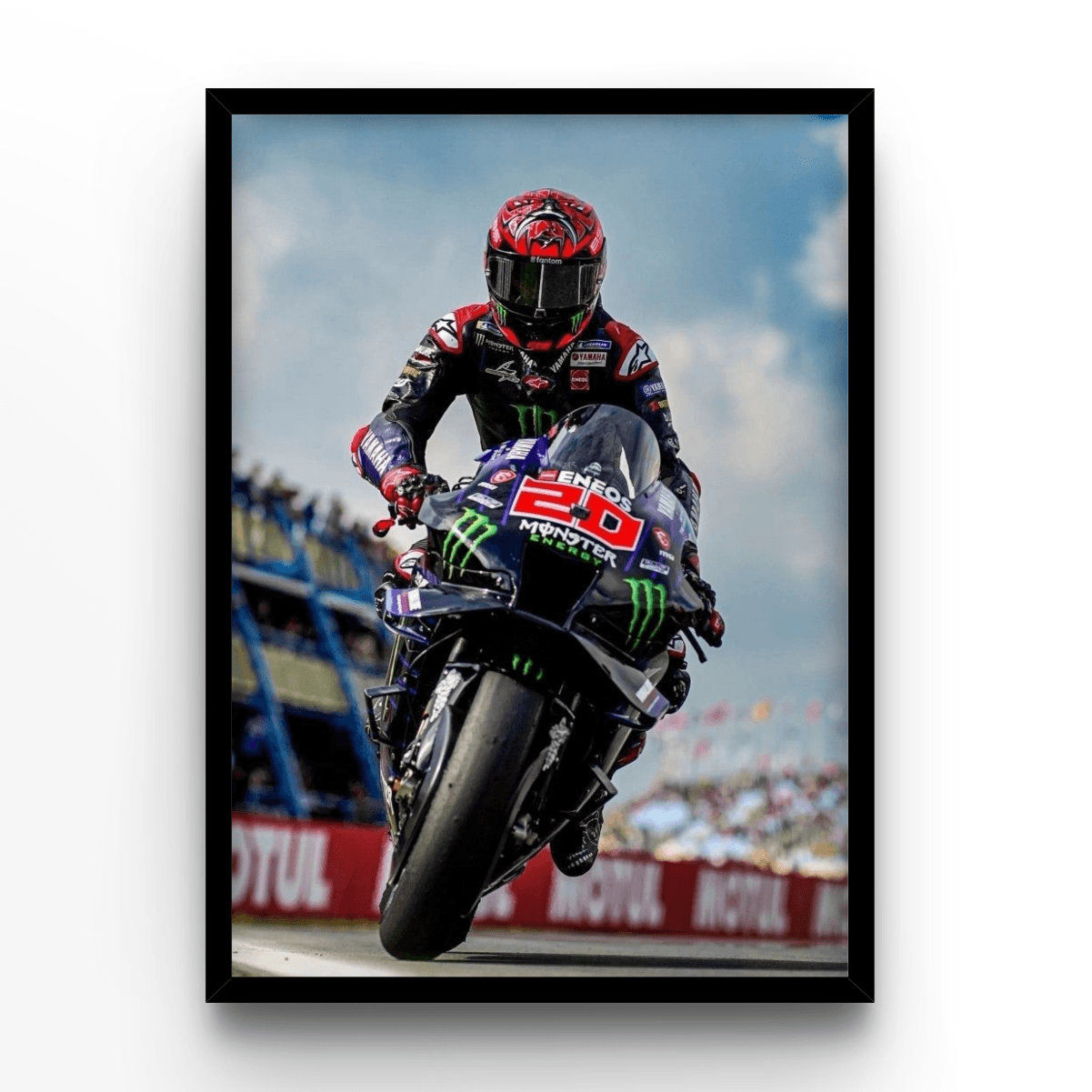 Fabio Quartararo 2 - A4, A3, A2 Posters Base - Poster Print Shop / Art Prints / PostersBase