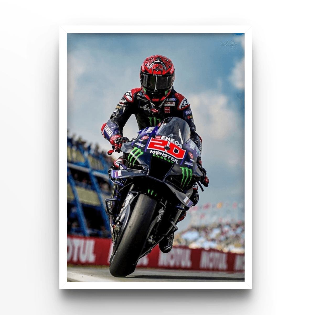 Fabio Quartararo 2 - A4, A3, A2 Posters Base - Poster Print Shop / Art Prints / PostersBase