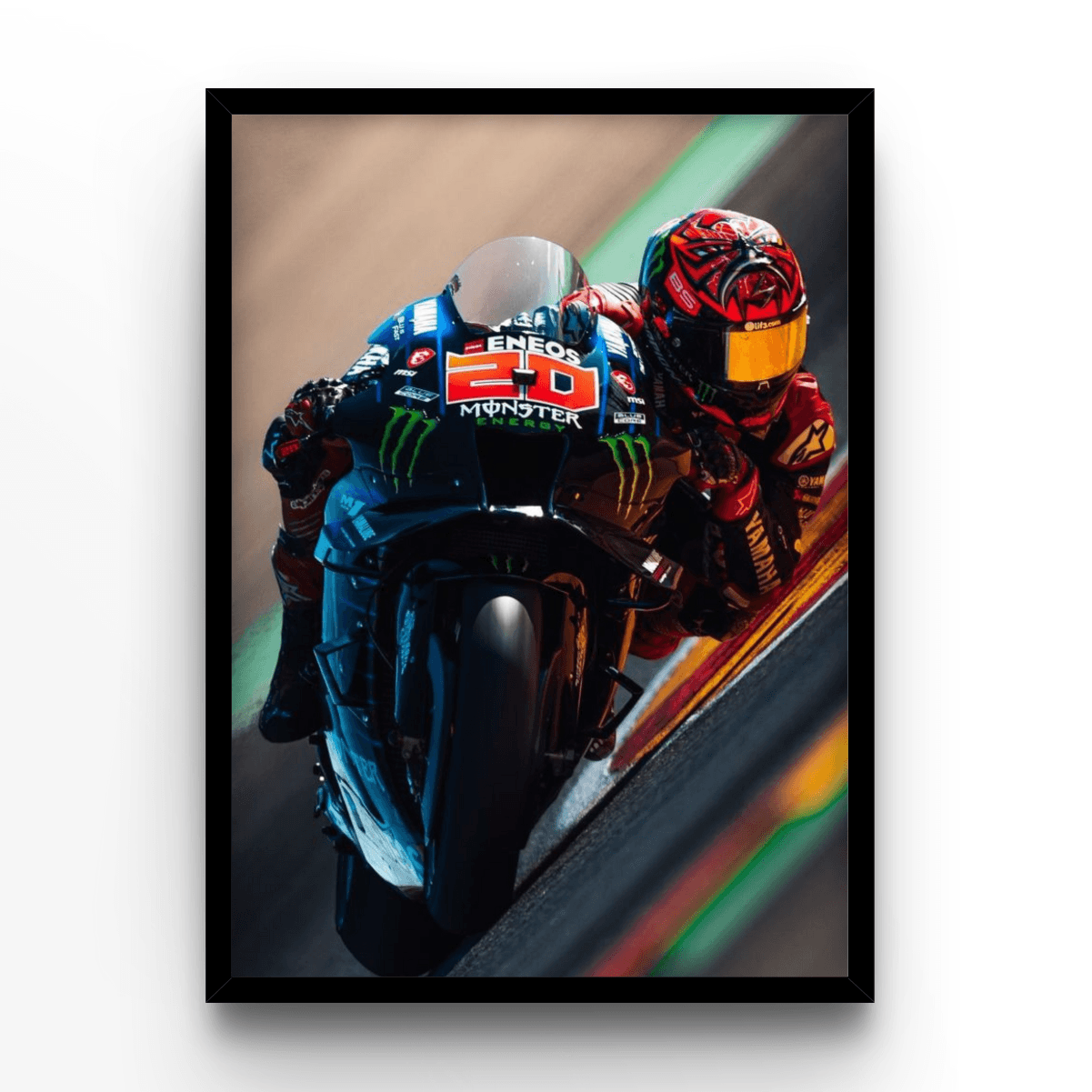 Fabio Quartararo 6 - A4, A3, A2 Posters Base - Poster Print Shop / Art Prints / PostersBase