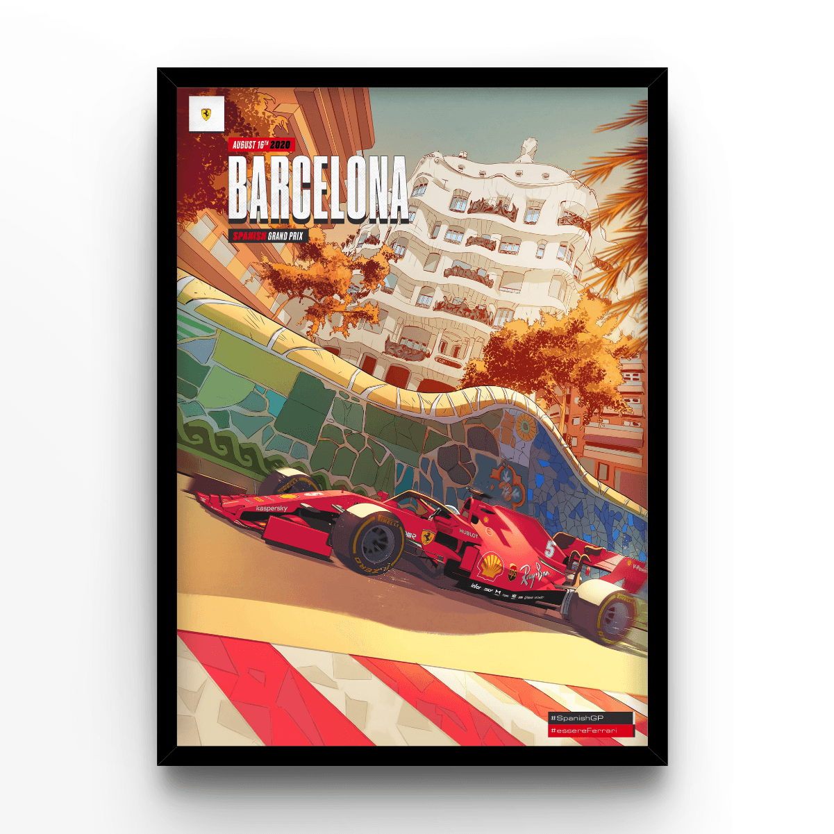 GP Barcelona 2020 - A4, A3, A2 Posters Base - Poster Print Shop / Art Prints / PostersBase