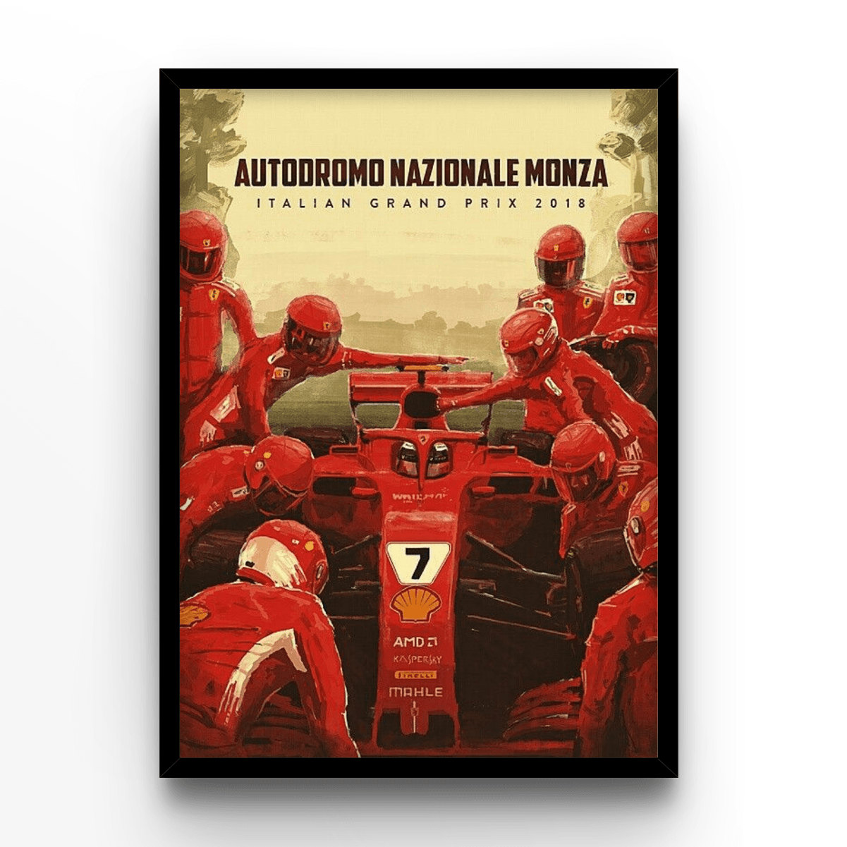 GP Italia 2018 - A4, A3, A2 Posters Base - Poster Print Shop / Art Prints / PostersBase