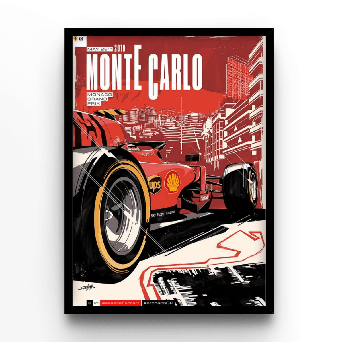GP Monaco 2019 - A4, A3, A2 Posters Base - Poster Print Shop / Art Prints / PostersBase