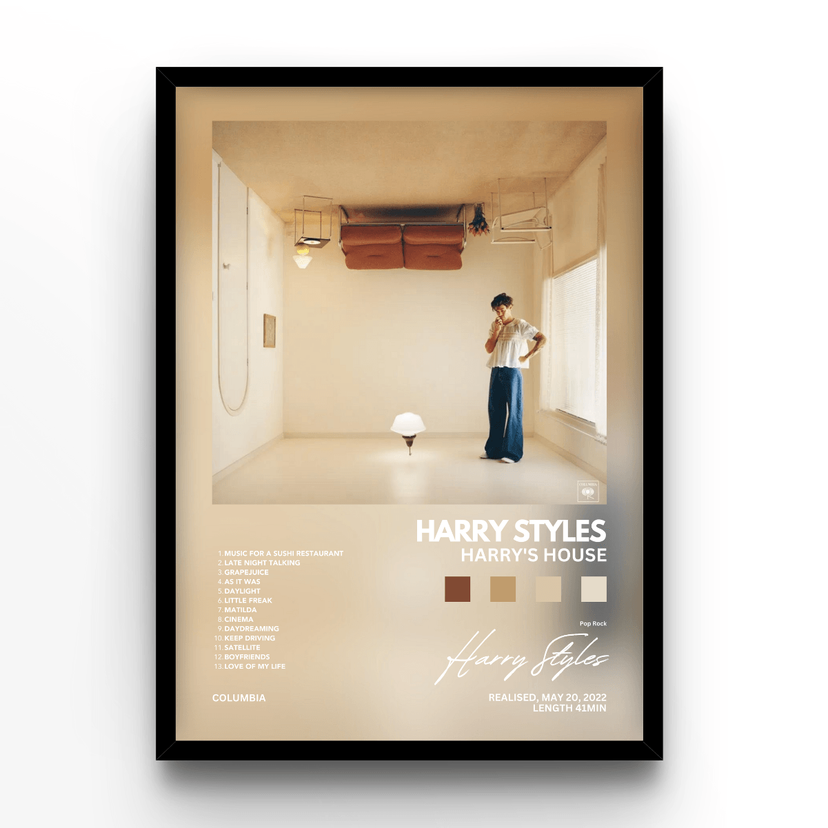 Harry Styles Harry's House Album - A4, A3, A2 Posters Base - Poster Print Shop / Art Prints / PostersBase