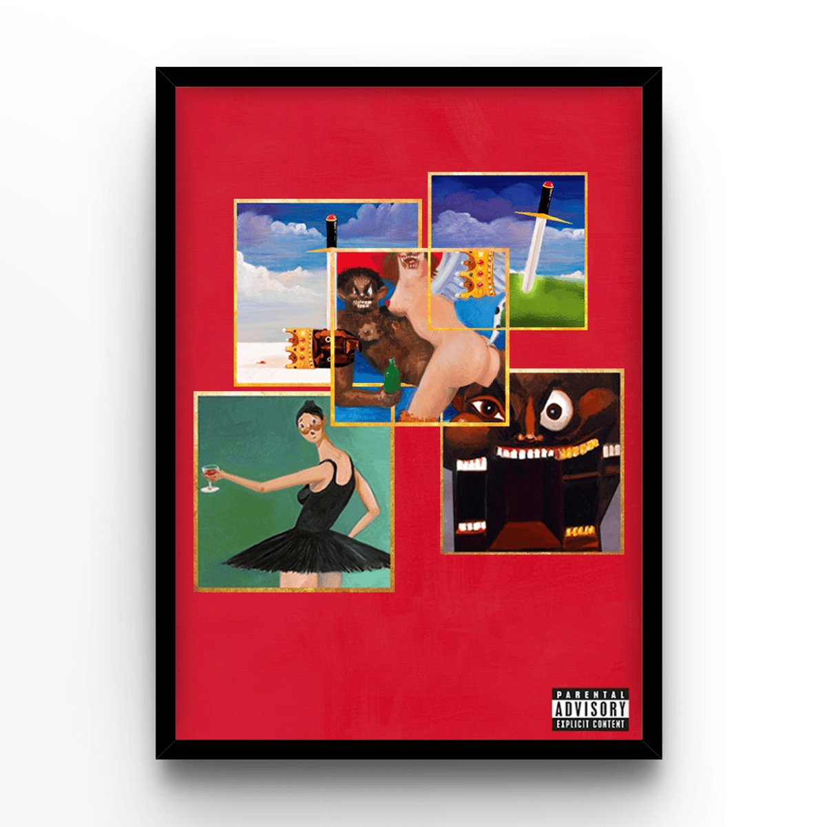Posters Kanye West 'My beautiful dark twisted fantasy' Cover ... Image Kanye West image beautiful image beautiful image beautiful image beautiful image beautiful - Posters Kanye West 'My beautiful dark twisted fantasy' Cover ...