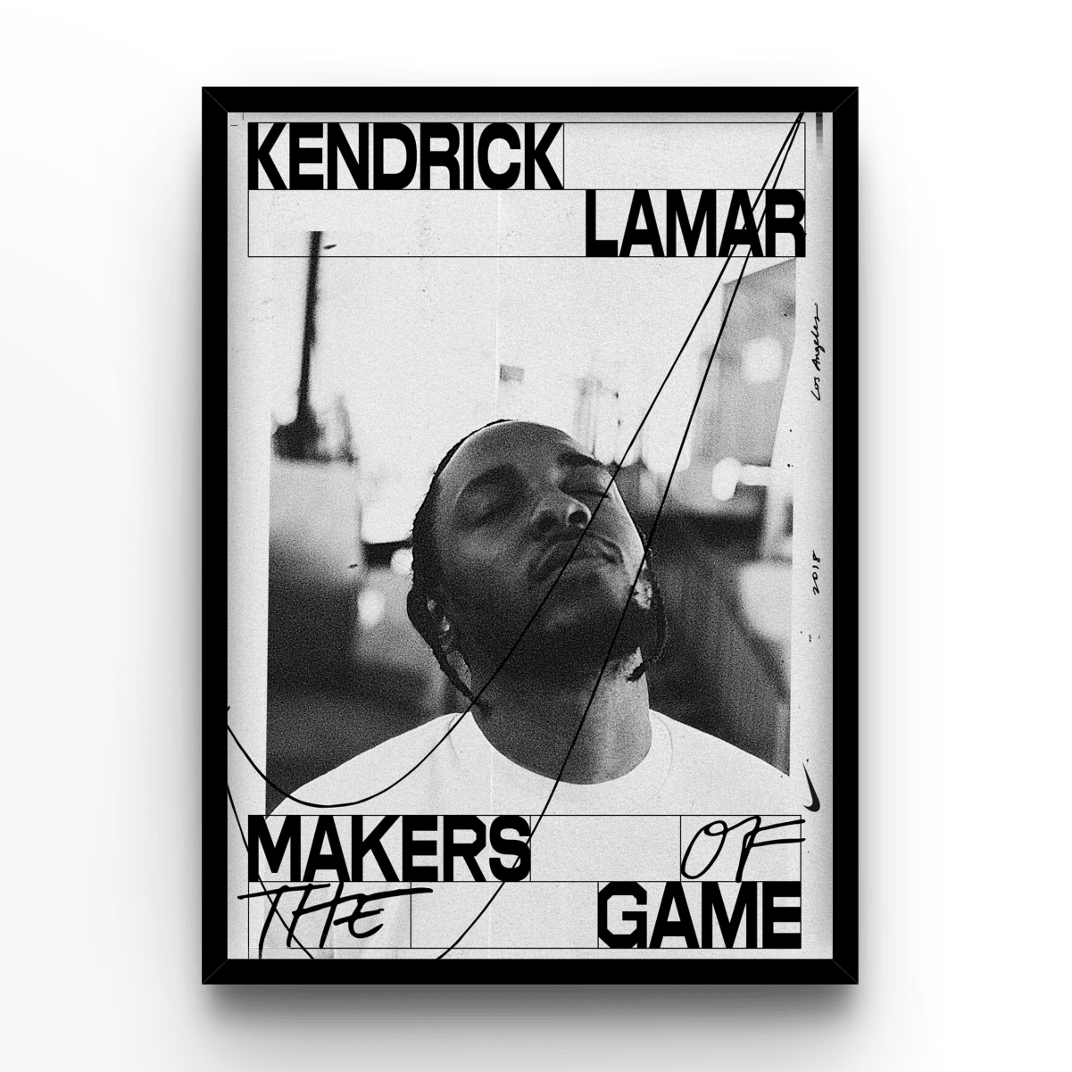 Kendrick Lamar - A4, A3, A2 Posters Base - Poster Print Shop / Art Prints / PostersBase