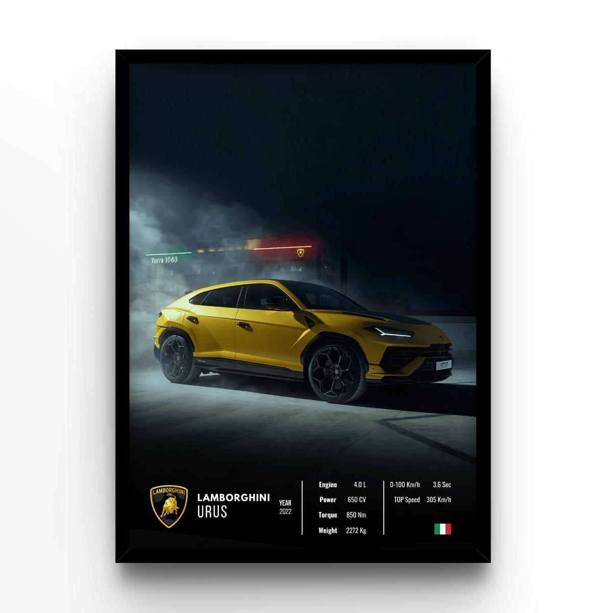 Lamborghini Urus Collector - A4, A3, A2 Posters Base - Poster Print Shop / Art Prints / PostersBase