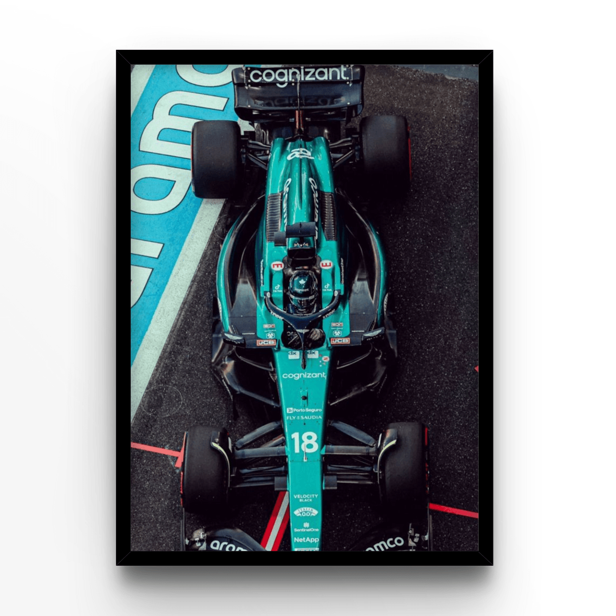 Lance Stroll - A4, A3, A2 Posters Base - Poster Print Shop / Art Prints / PostersBase