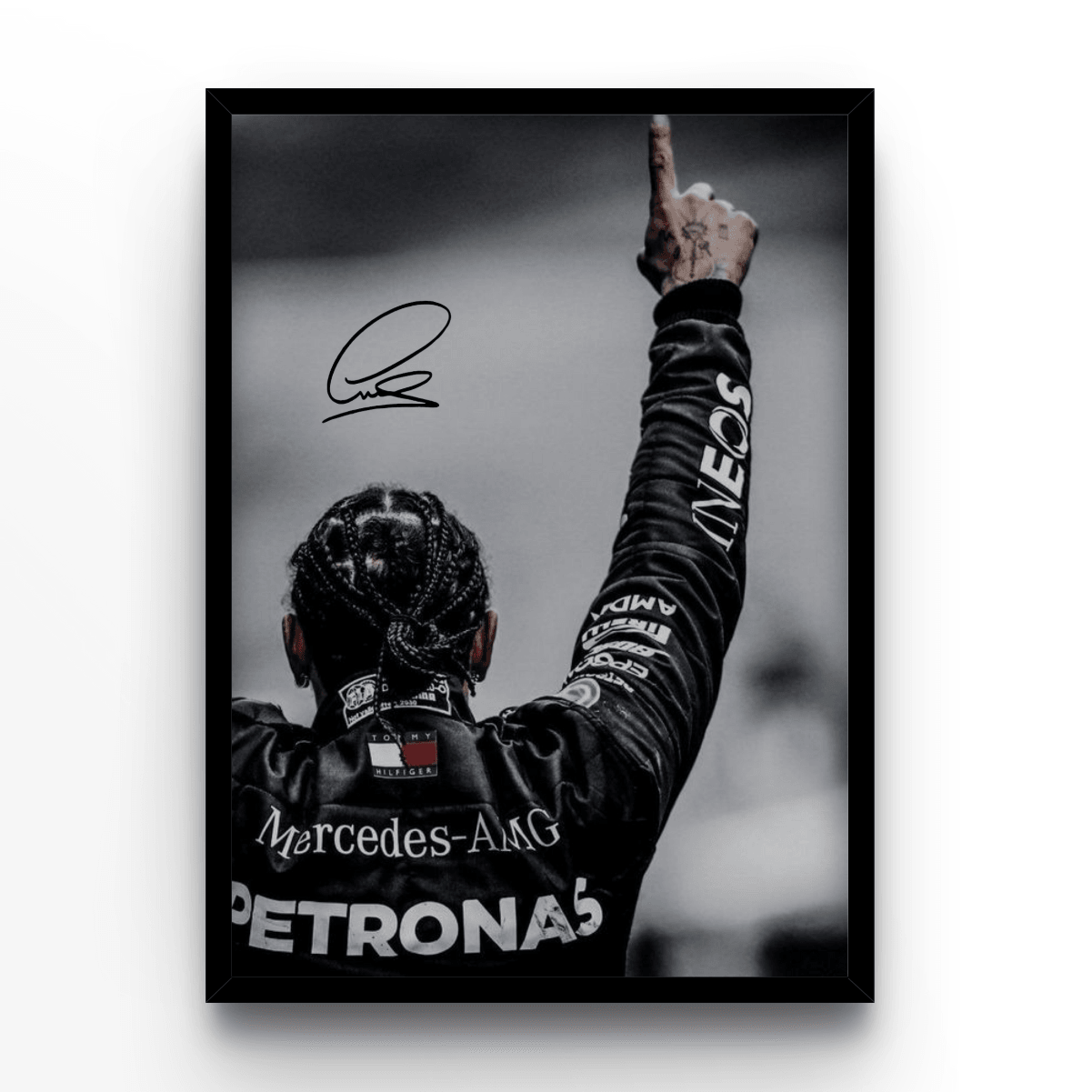 Lewis Hamilton 7 - A4, A3, A2 Posters Base - Poster Print Shop / Art Prints / PostersBase