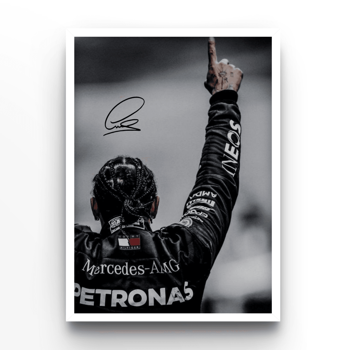 Lewis Hamilton 7 - A4, A3, A2 Posters Base - Poster Print Shop / Art Prints / PostersBase