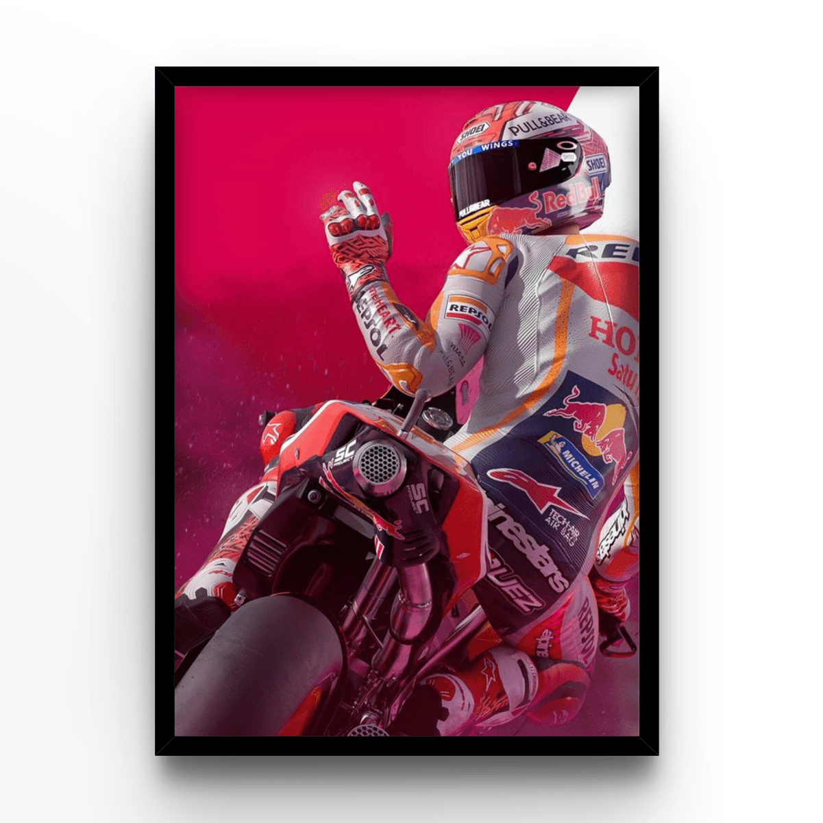 Marc Marquez 2 - A4, A3, A2 Posters Base - Poster Print Shop / Art Prints / PostersBase