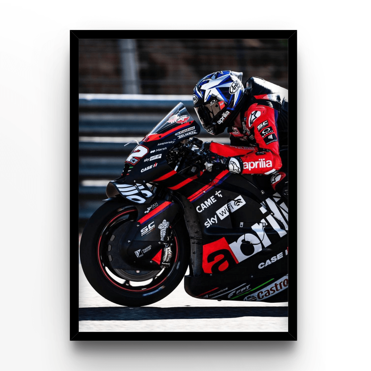 Maverick Viñales 2 - A4, A3, A2 Posters Base - Poster Print Shop / Art Prints / PostersBase