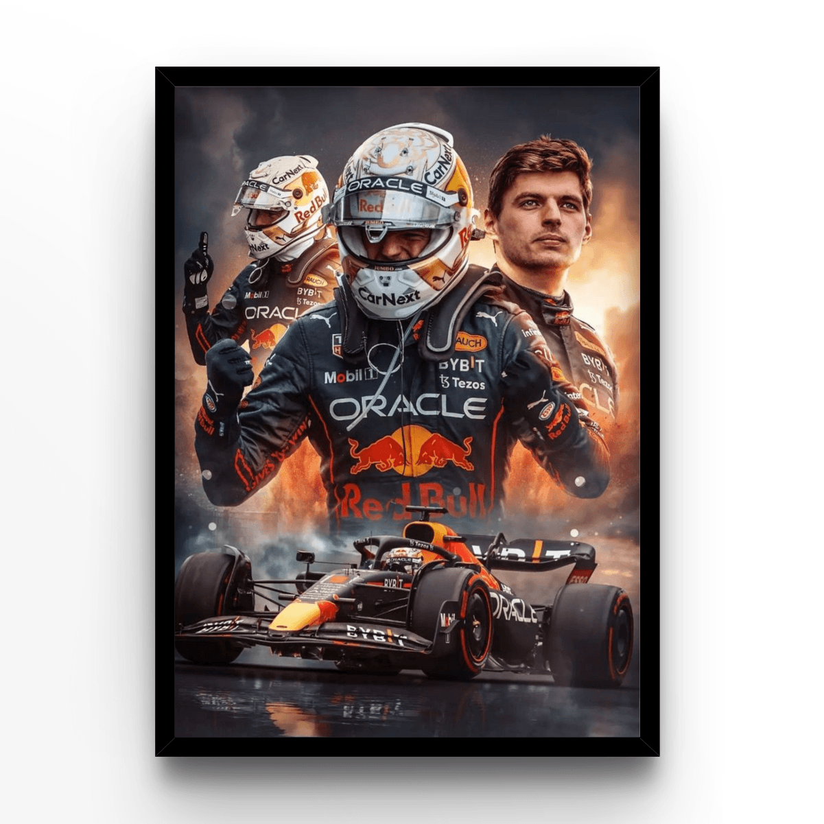 Max Verstappen 4 - A4, A3, A2 Posters Base - Poster Print Shop / Art Prints / PostersBase