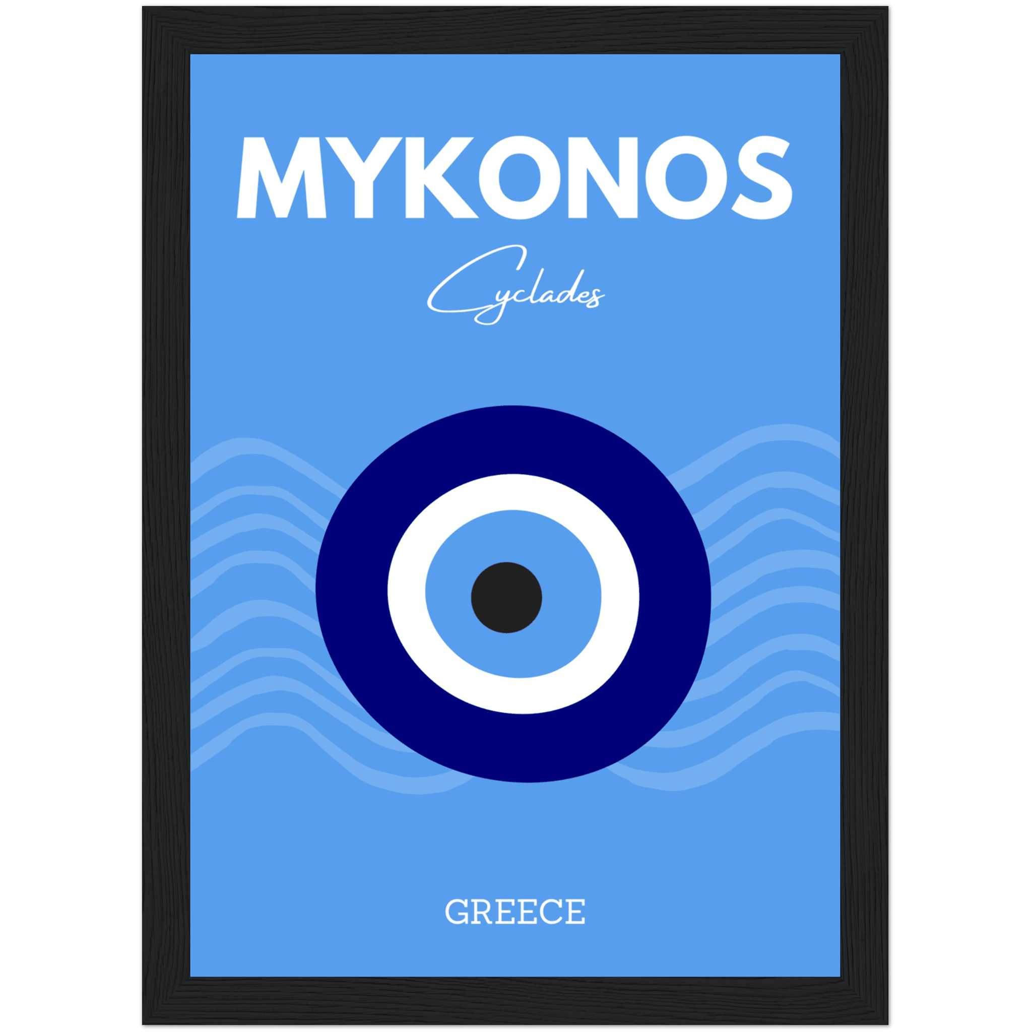 Mykonos - A4, A3, A2 Posters Base - Poster Print Shop / Art Prints / PostersBase