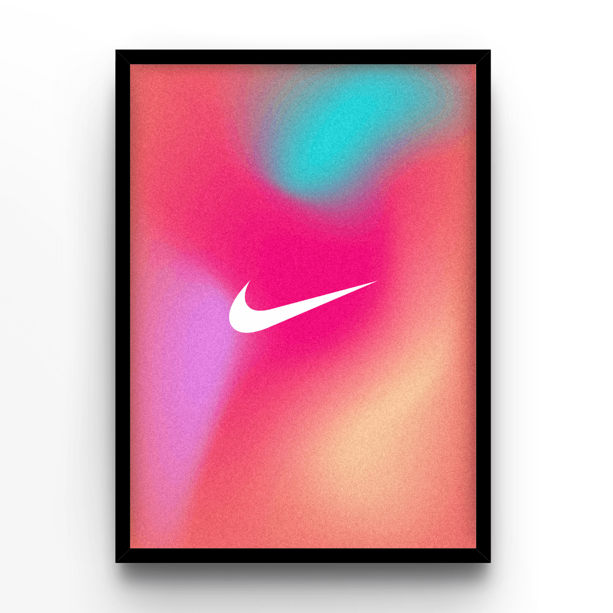 Nike Blur Red - A4, A3, A2 Posters Base - Poster Print Shop / Art Prints / PostersBase