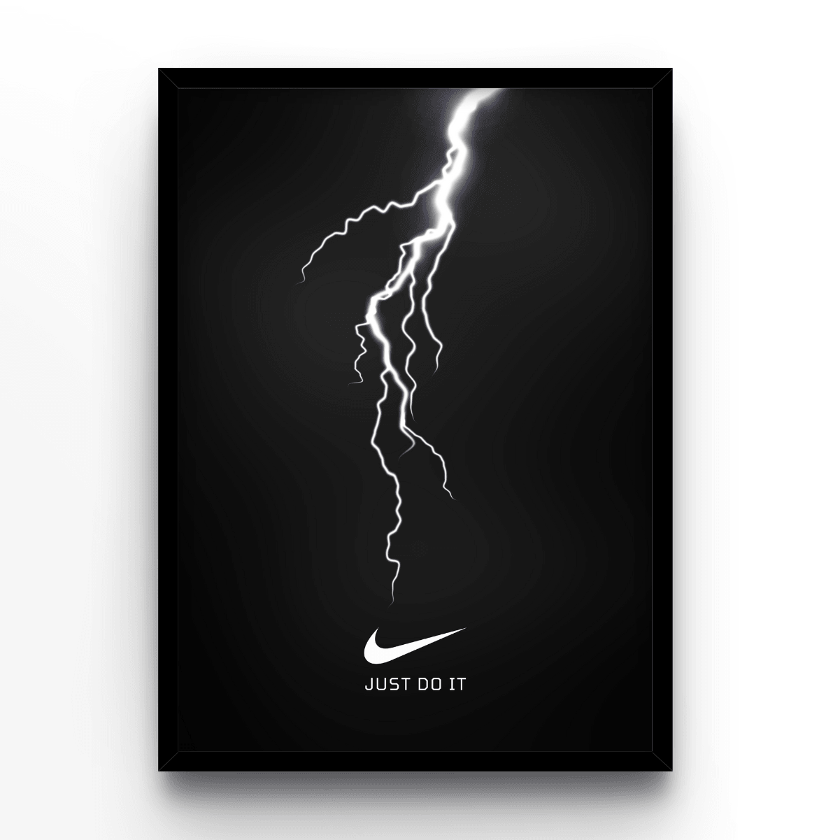 Nike "Thunderbolt" - A4, A3, A2 Posters Base - Poster Print Shop / Art Prints / PostersBase