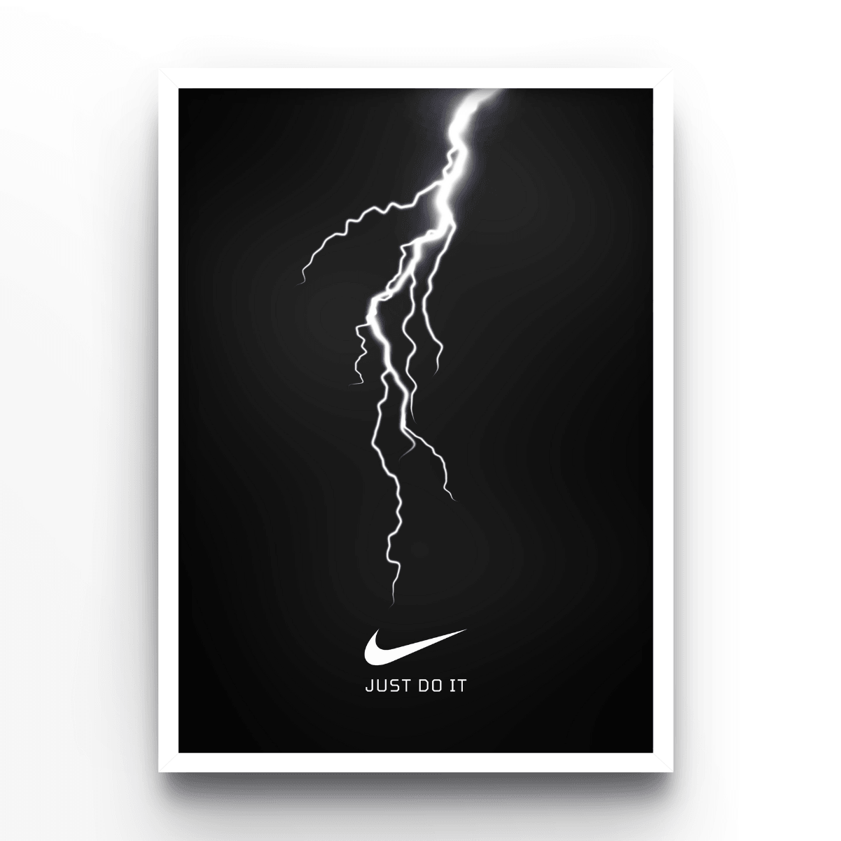 Nike "Thunderbolt" - A4, A3, A2 Posters Base - Poster Print Shop / Art Prints / PostersBase