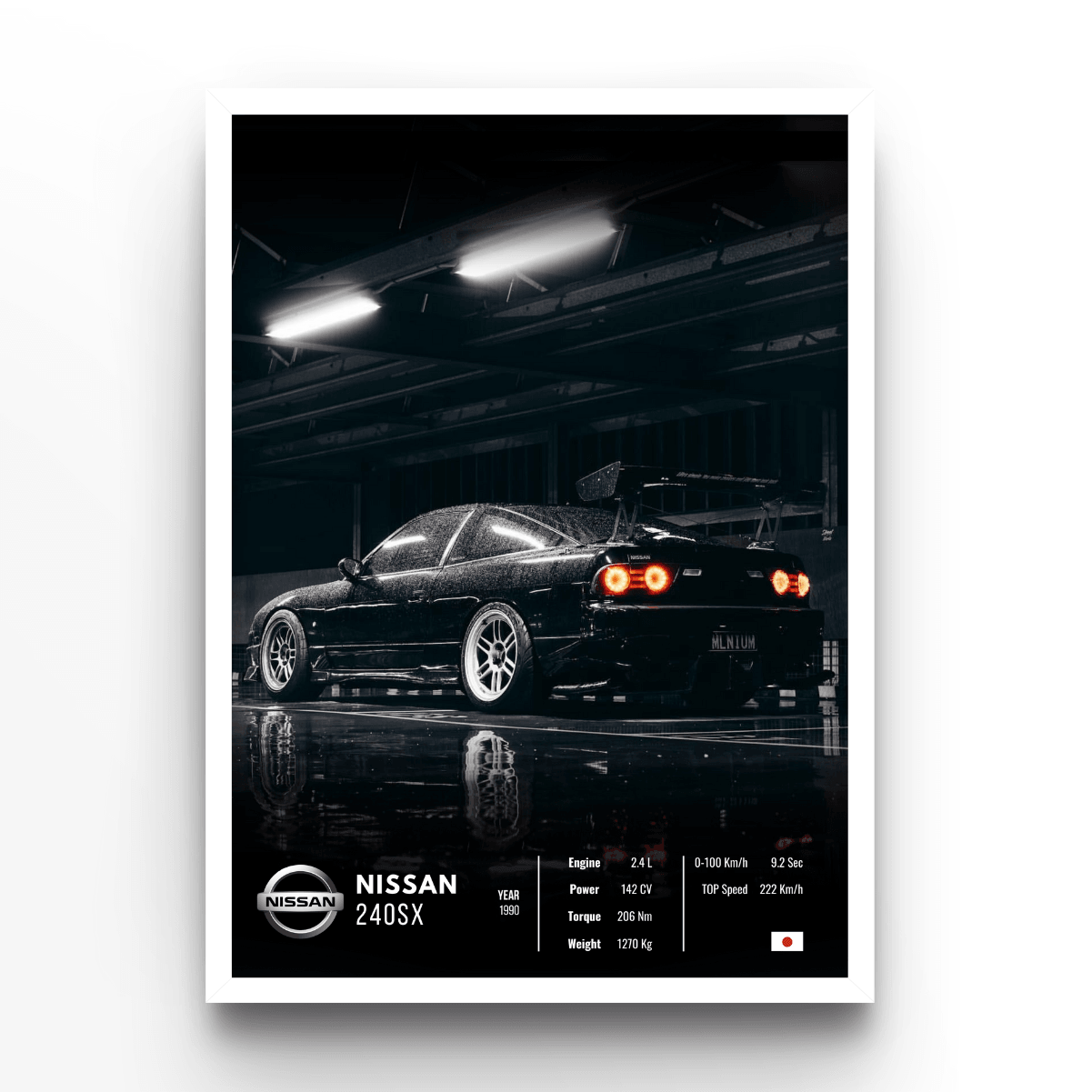 Nissan 240SX Collector - A4, A3, A2 Posters Base - Poster Print Shop / Art Prints / PostersBase