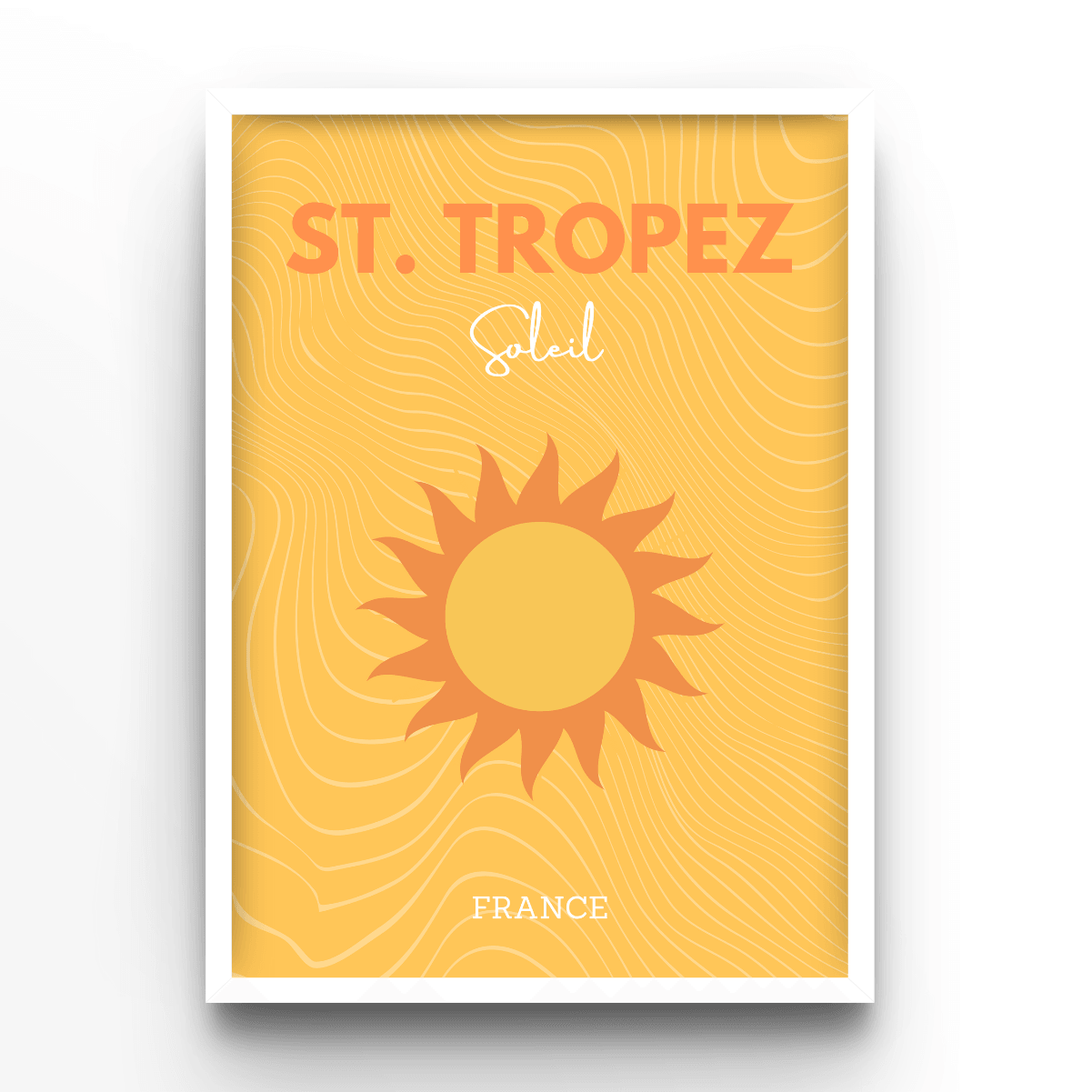 Saint-Tropez - A4, A3, A2 Posters Base - Poster Print Shop / Art Prints / PostersBase