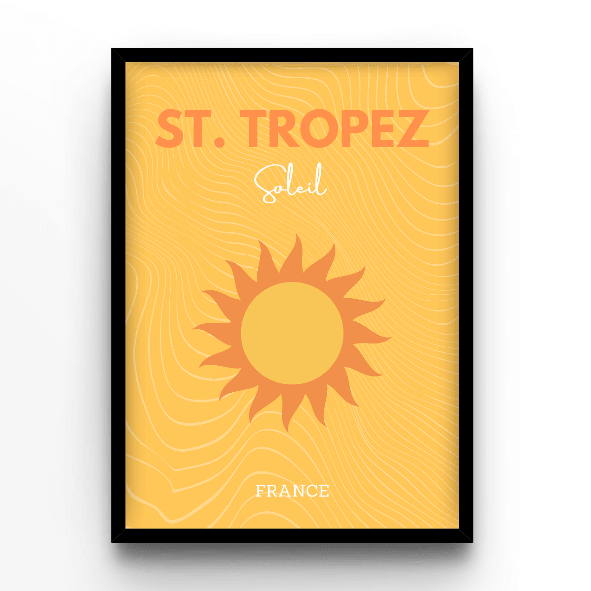 Saint-Tropez - A4, A3, A2 Posters Base - Poster Print Shop / Art Prints / PostersBase