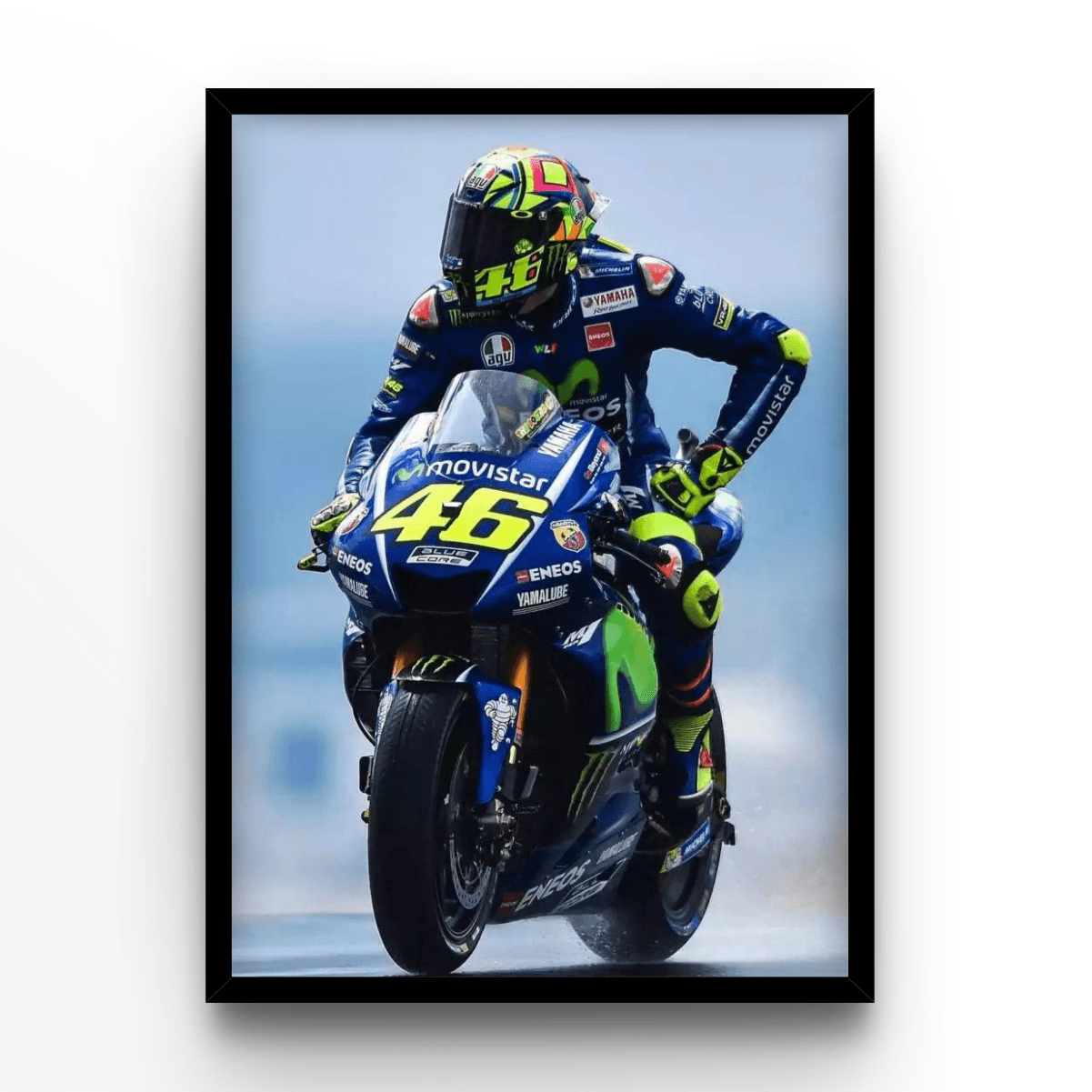 Valentino Rossi 3 - A4, A3, A2 Posters Base - Poster Print Shop / Art Prints / PostersBase